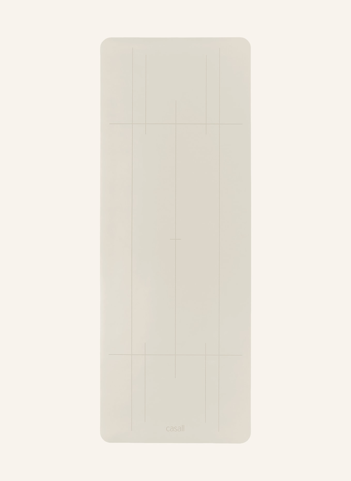 casall Podložka na jógu GRIP&CUSHION III: SVĚTLE HNĚDÁ