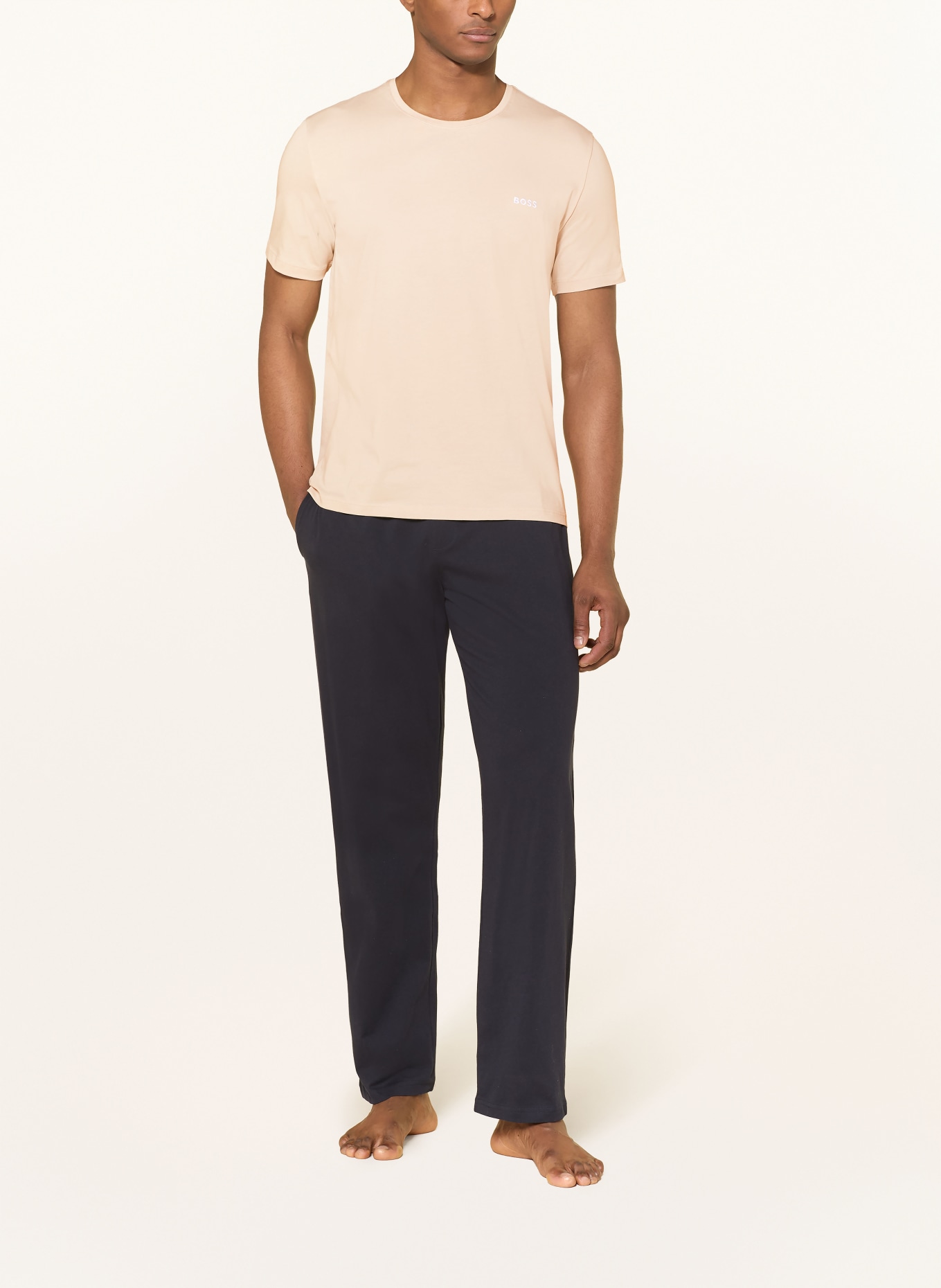 BOSS Chemise de nuit MIX&MATCH: GRIS CLAIR