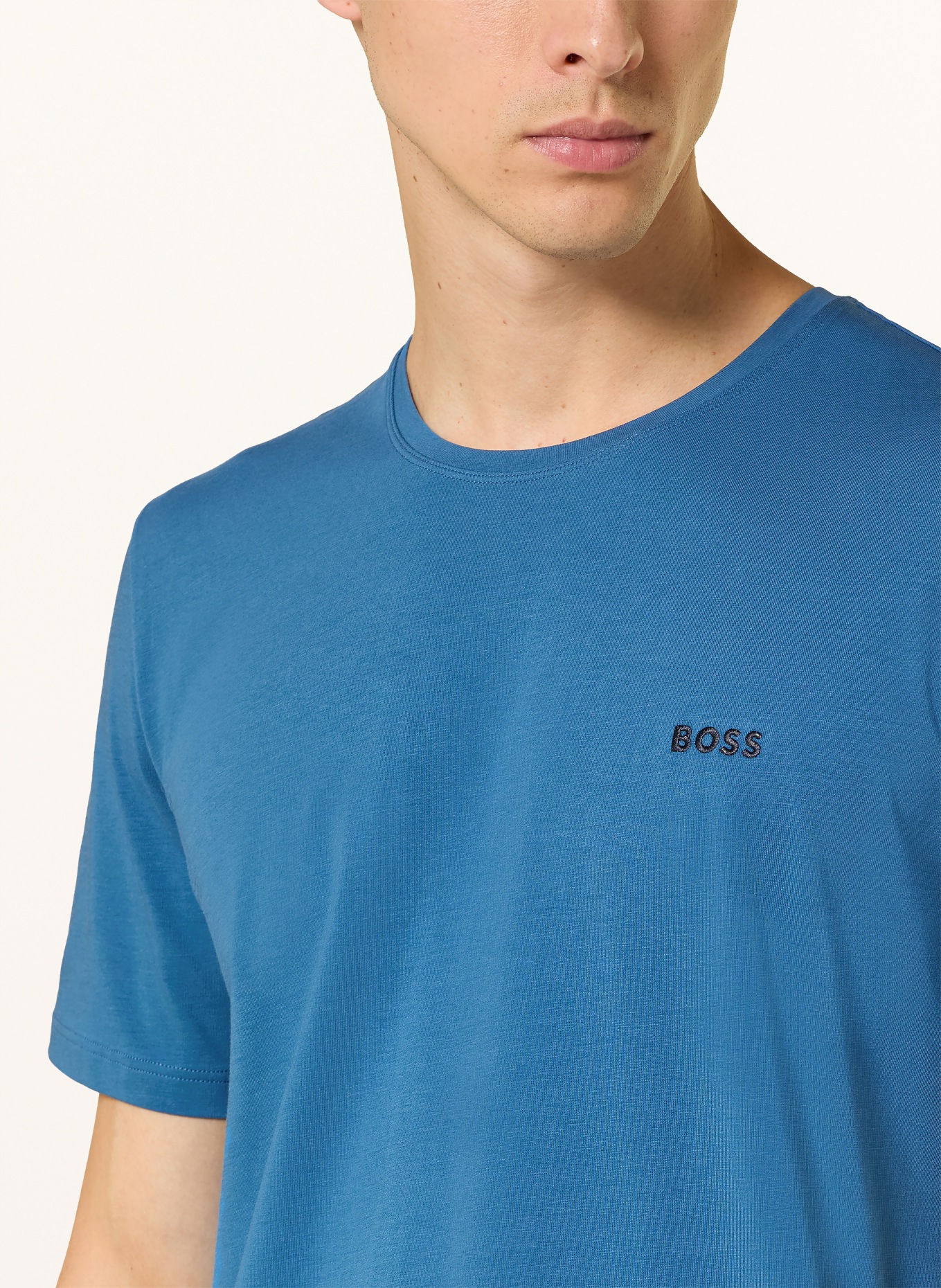 BOSS Koszulka od piżamy MIX&MATCH: NIEBIESKI