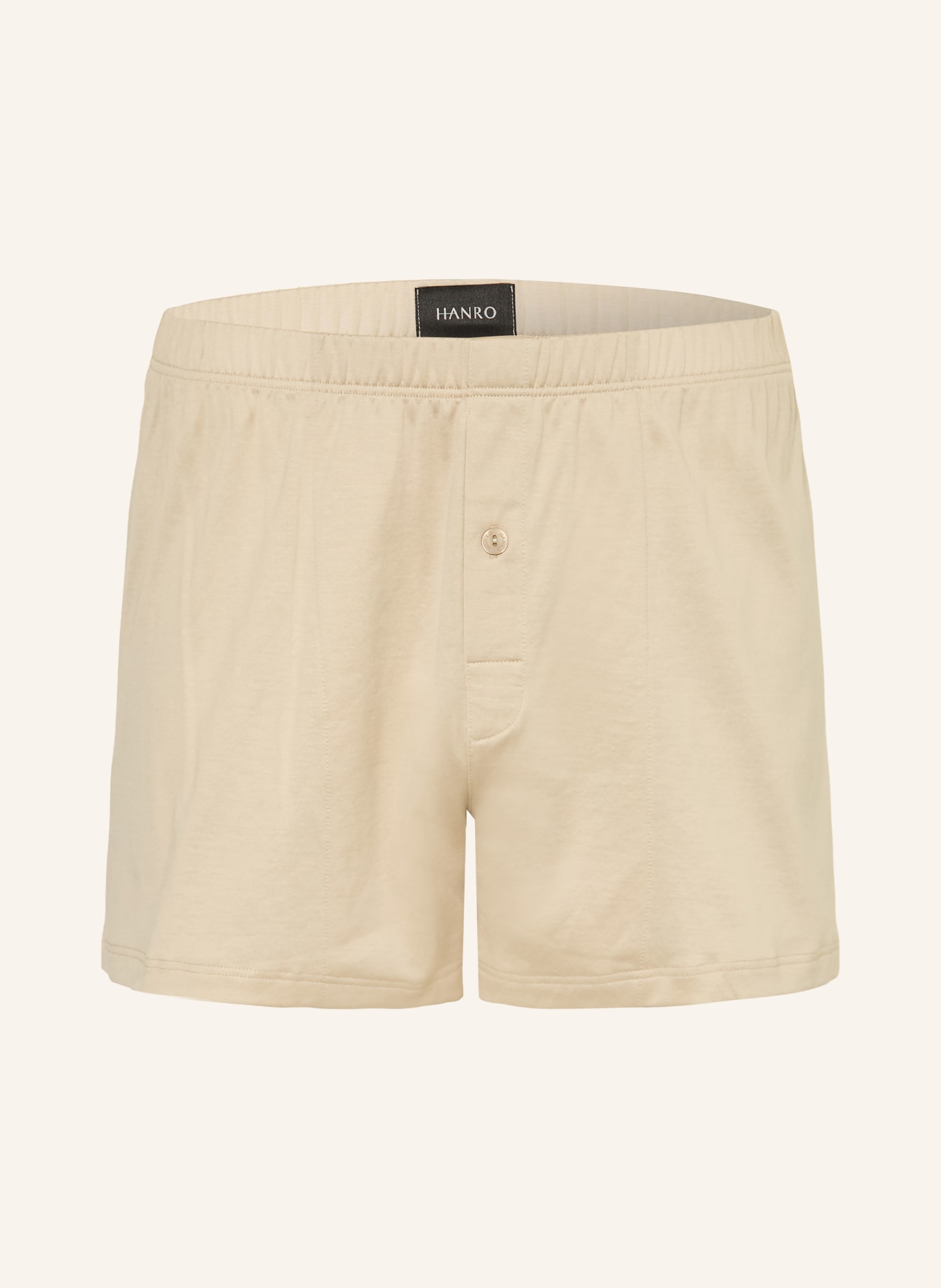 HANRO Boxerky COTTON SPORTY: BÉŽOVÁ