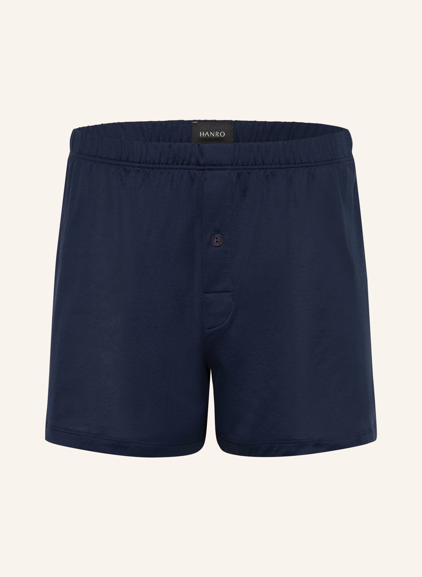 HANRO Boxer shorts COTTON SPORTY: DARK BLUE