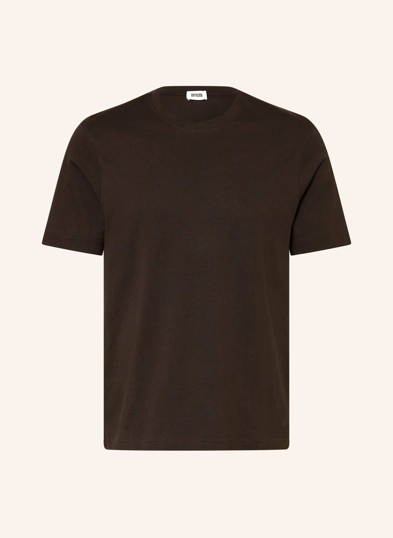 DRYKORN T-shirt RAPHAEL: CIEMNOBRĄZOWY