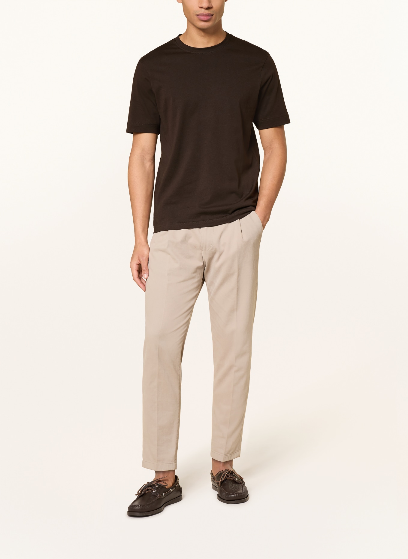 DRYKORN T-shirt RAPHAEL: CIEMNOBRĄZOWY