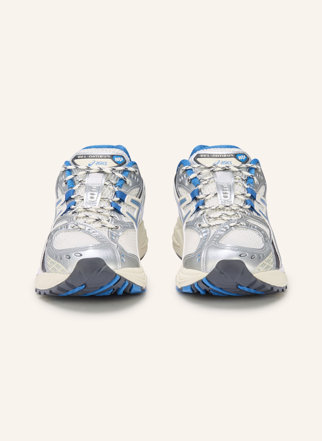 ASICS Sneakersy GEL-NIMBUS 10.1: SZARY / KREMOWY / NIEBIESKI