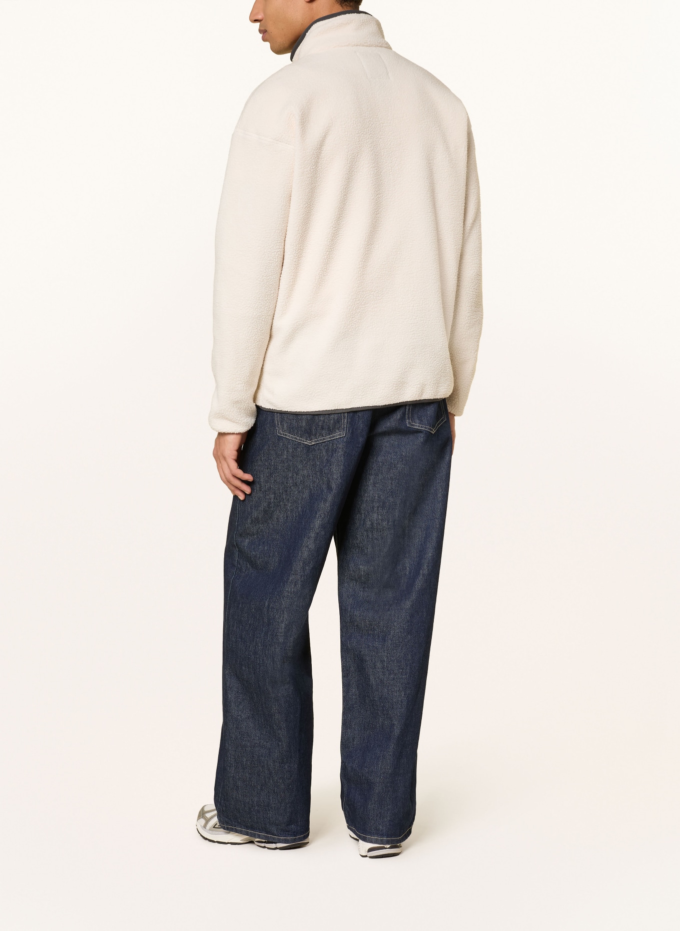 Columbia Fleece half-zip sweater HELVETIA™ II: CREAM / BEIGE / DARK GRAY