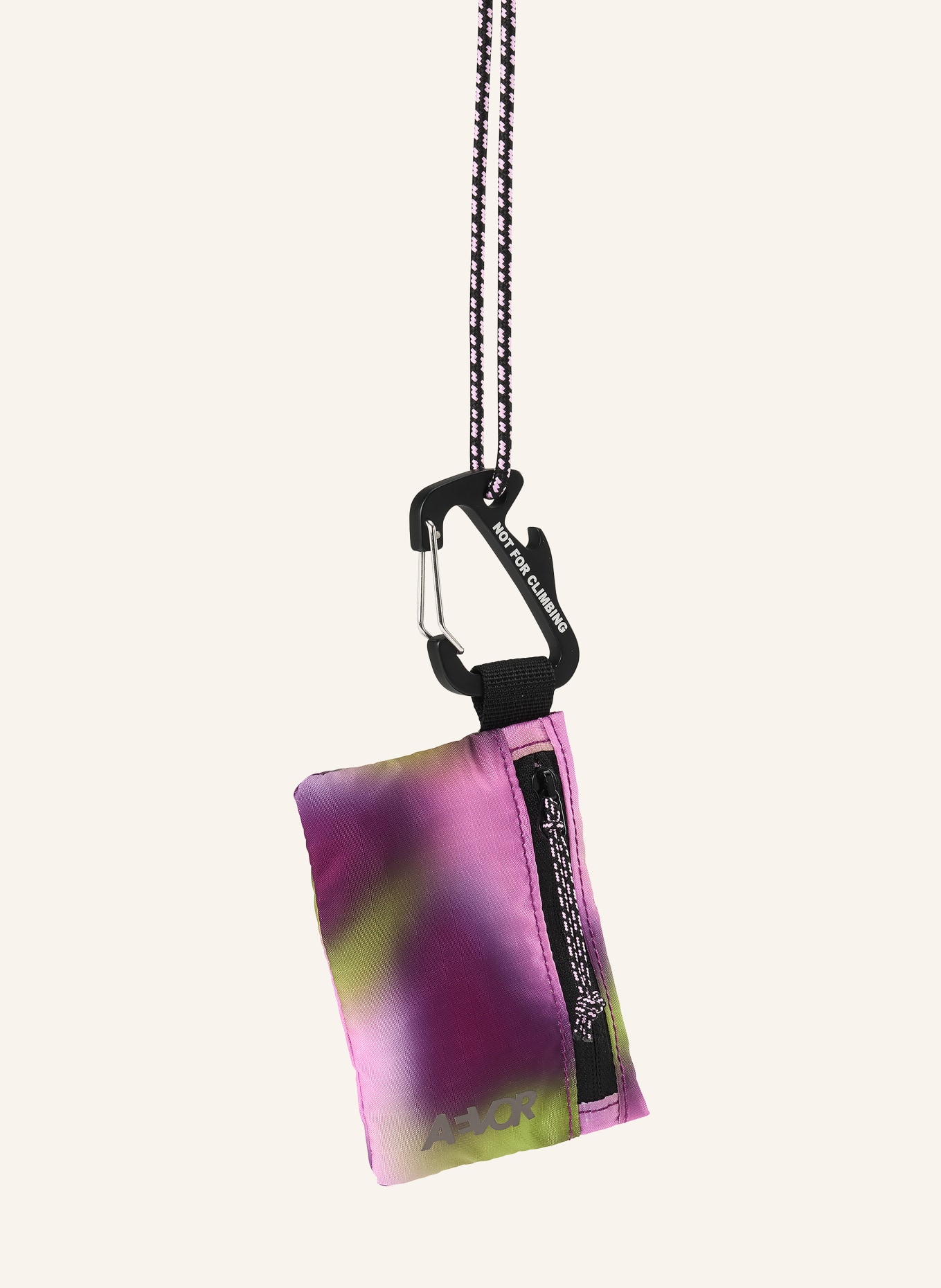 AEVOR Peněženka na mince: RŮŽOVÁ / NEONOVĚ ZELENÁ