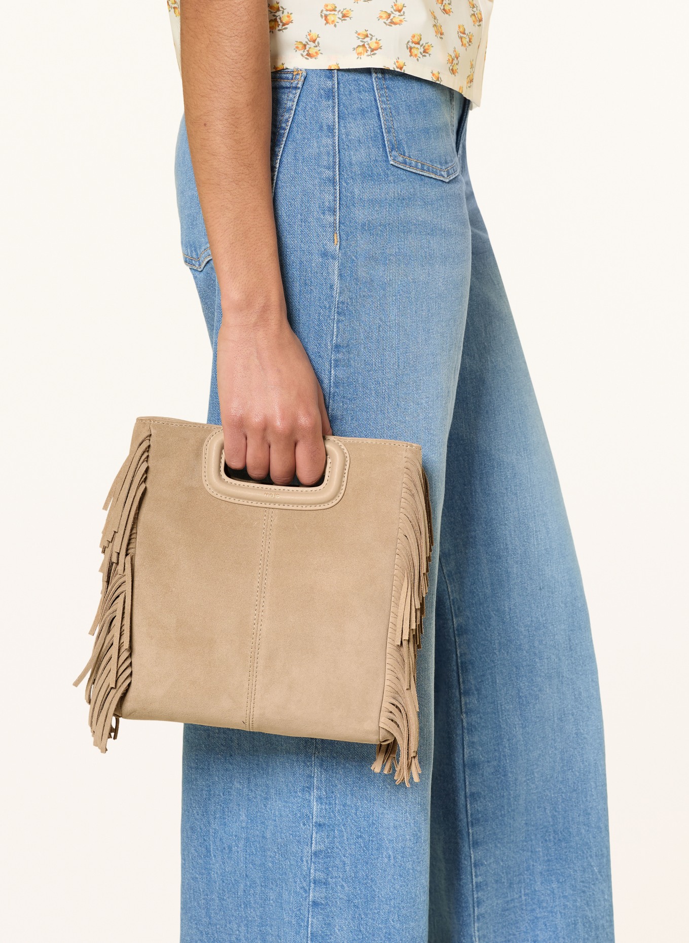 maje Handtasche: BEIGE
