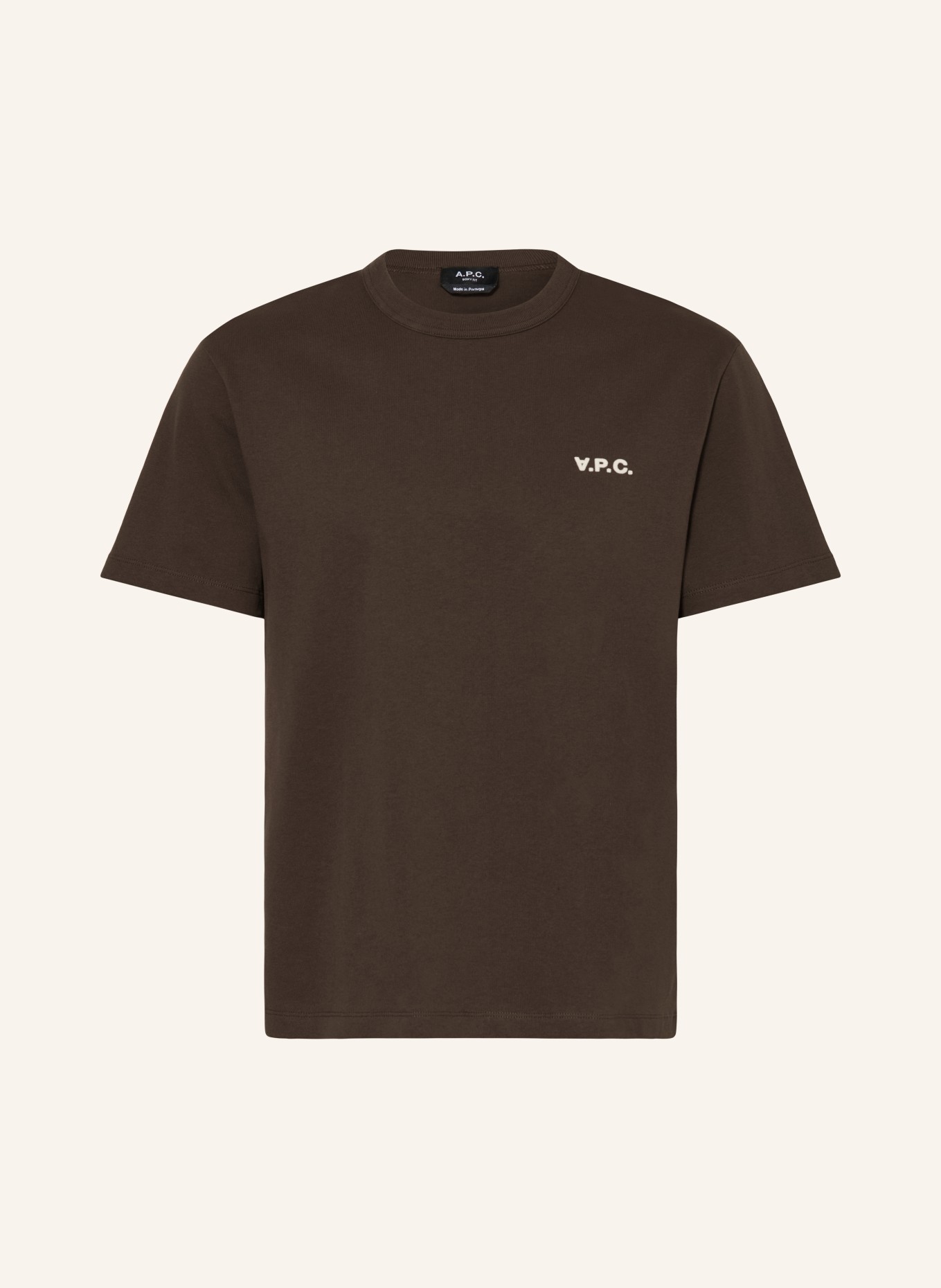 A.P.C. T-Shirt: DUNKELBRAUN