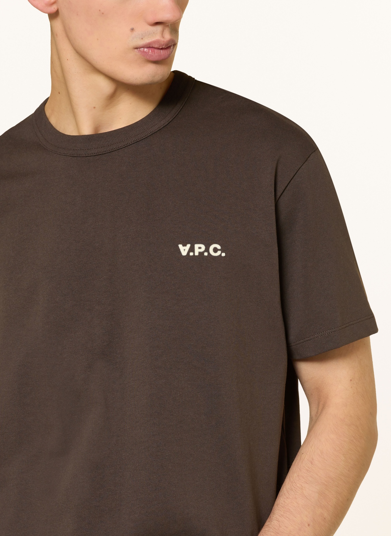 A.P.C. T-Shirt: DUNKELBRAUN