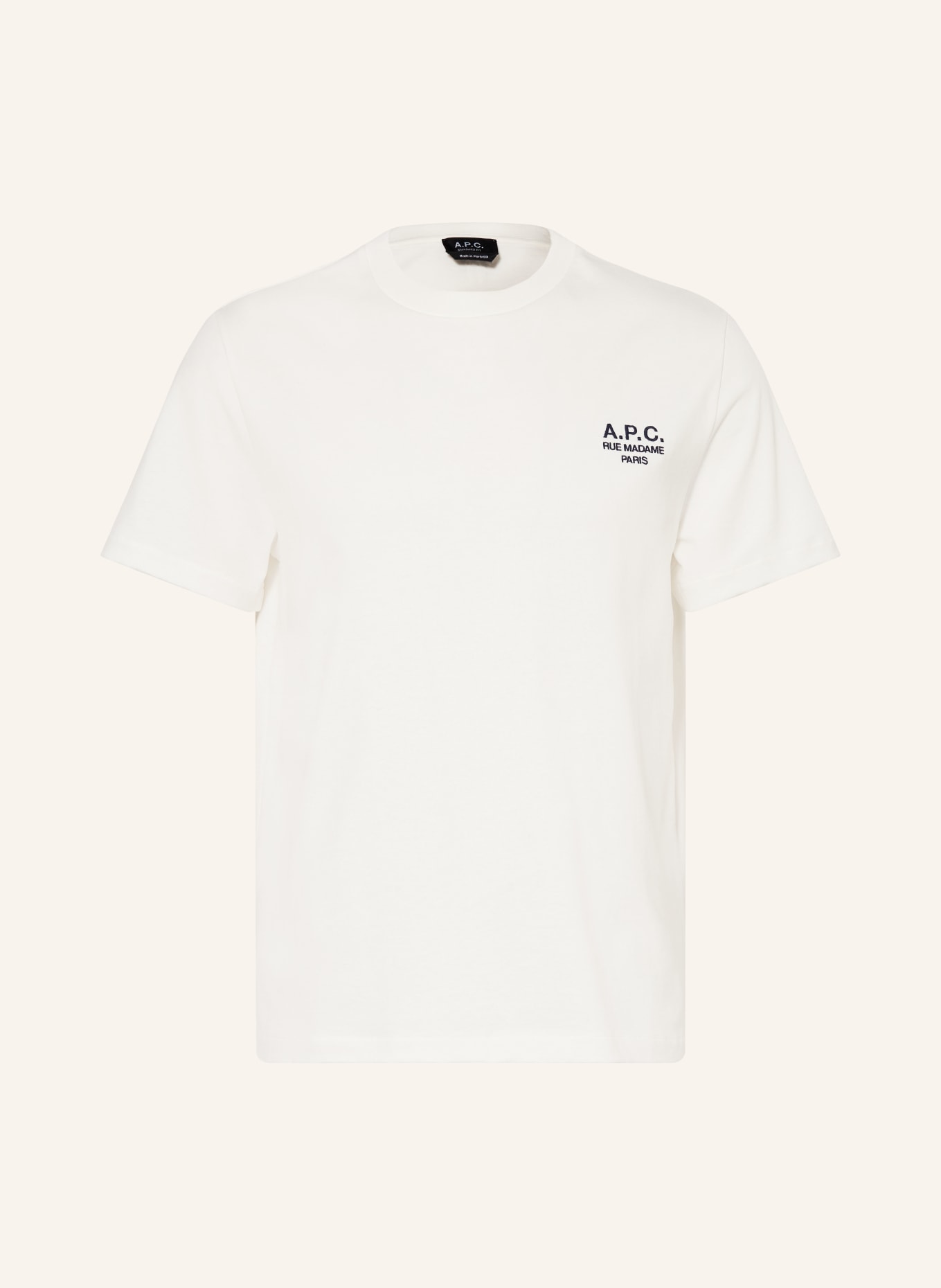 A.P.C. T-shirt: KREMOWY