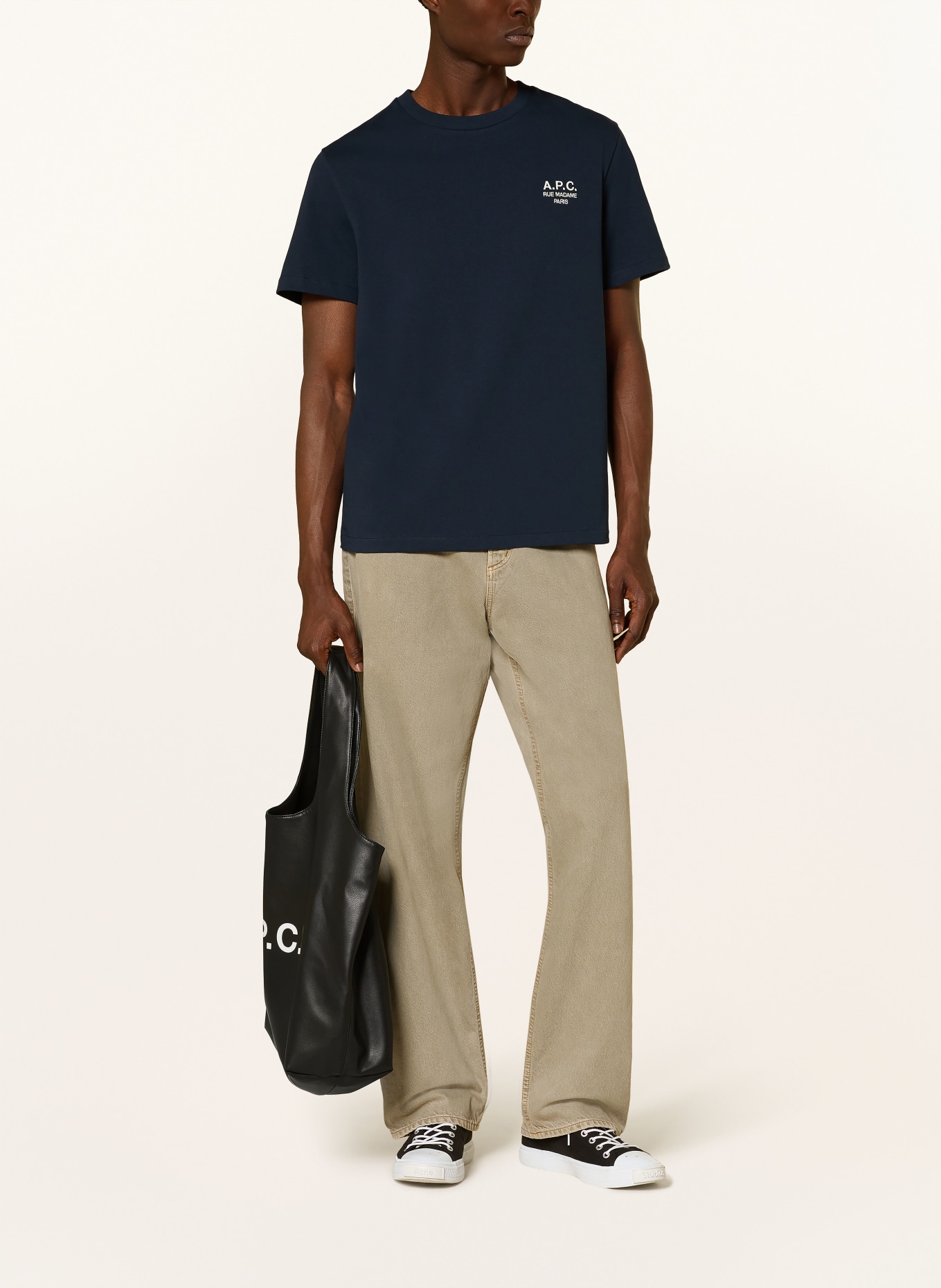 A.P.C. T-shirt: BLEU FONCÉ