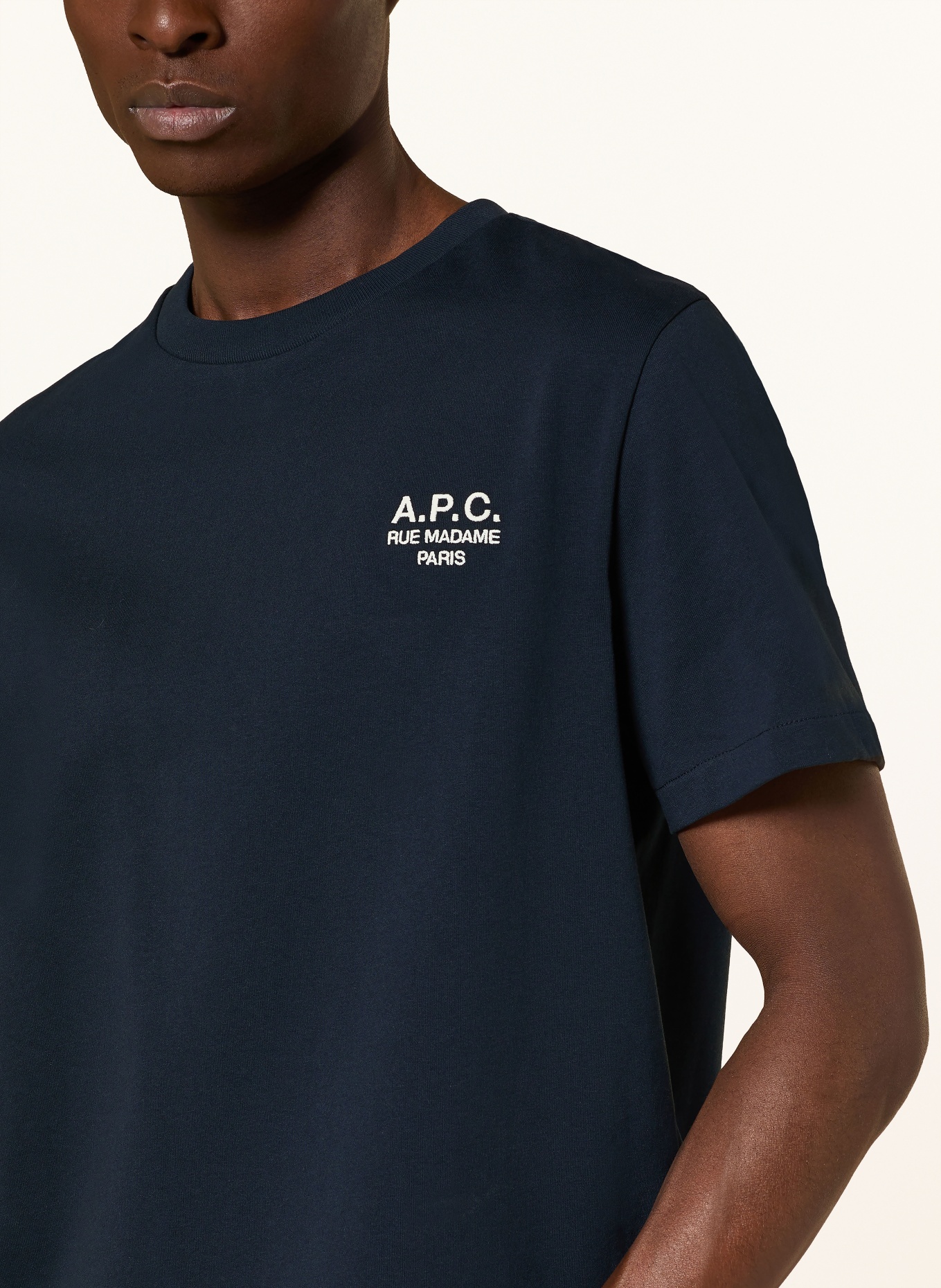 A.P.C. T-shirt: BLEU FONCÉ