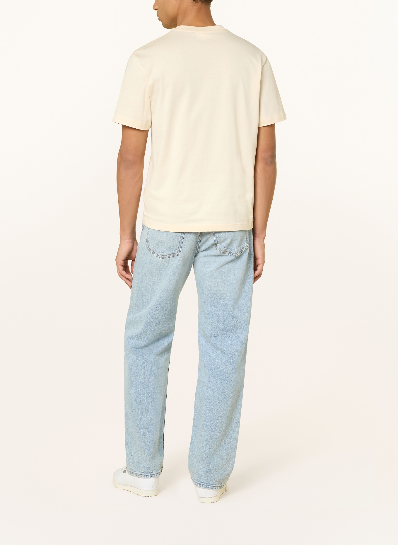 LACOSTE T-Shirt: BEIGE