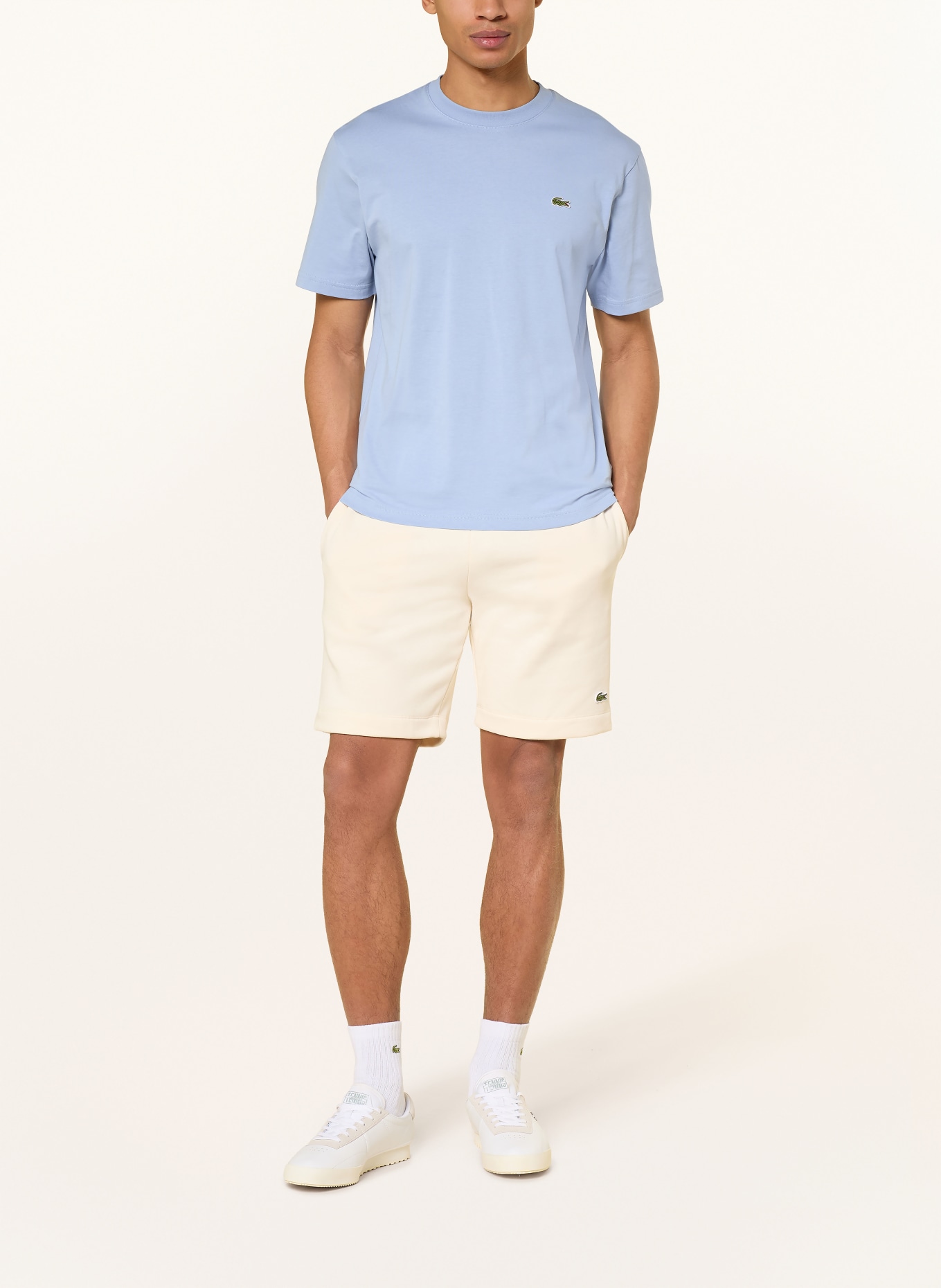 LACOSTE T-Shirt: HELLBLAU