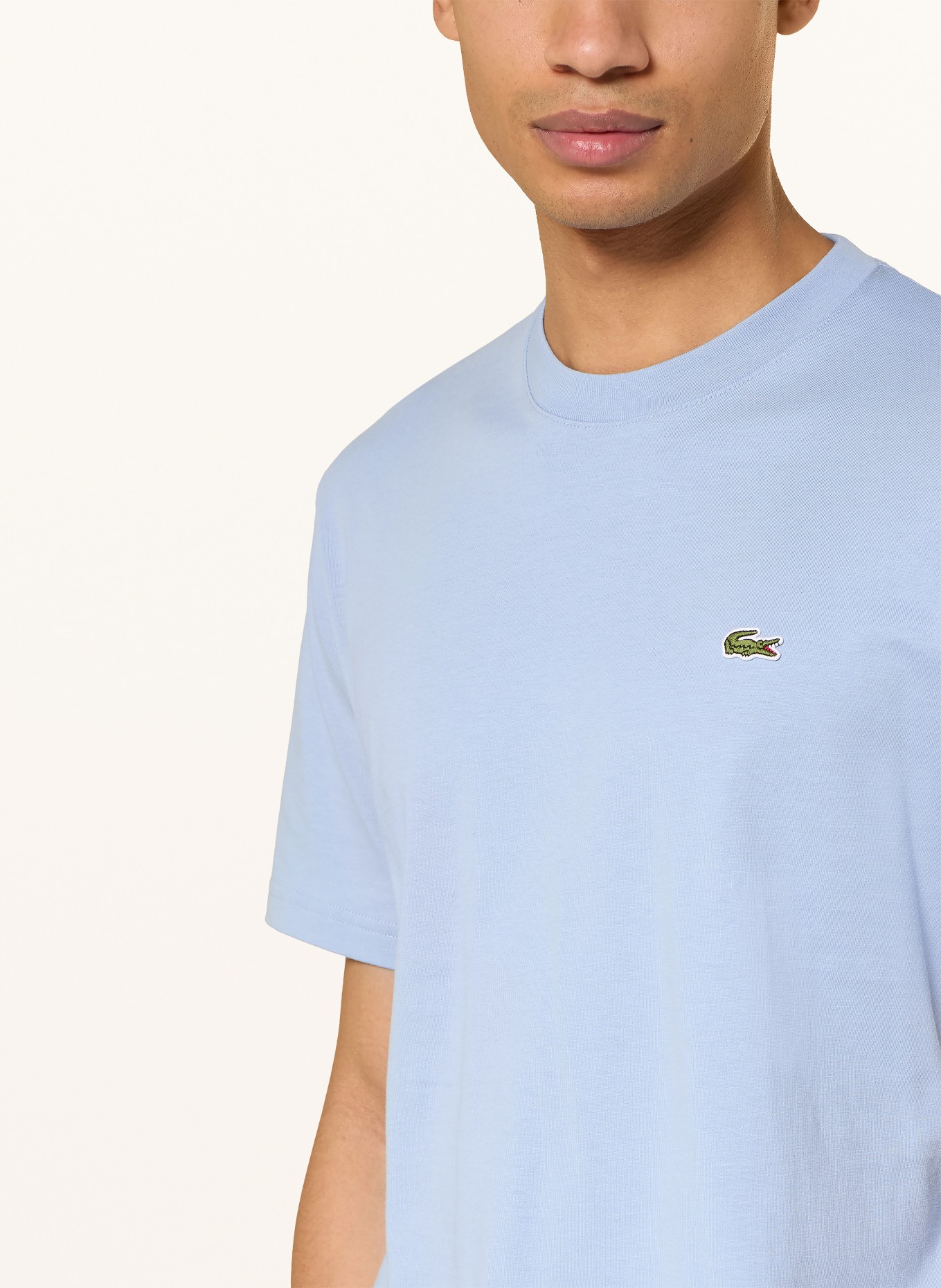 LACOSTE T-Shirt: HELLBLAU