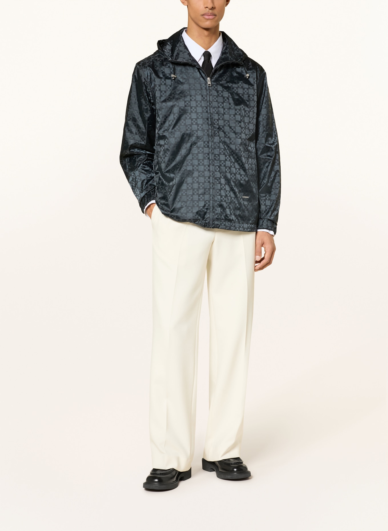 SANDRO Blouson: DUNKELGRAU