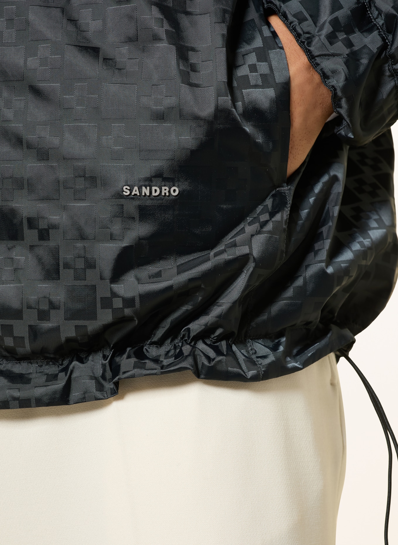 SANDRO Blouson: DUNKELGRAU