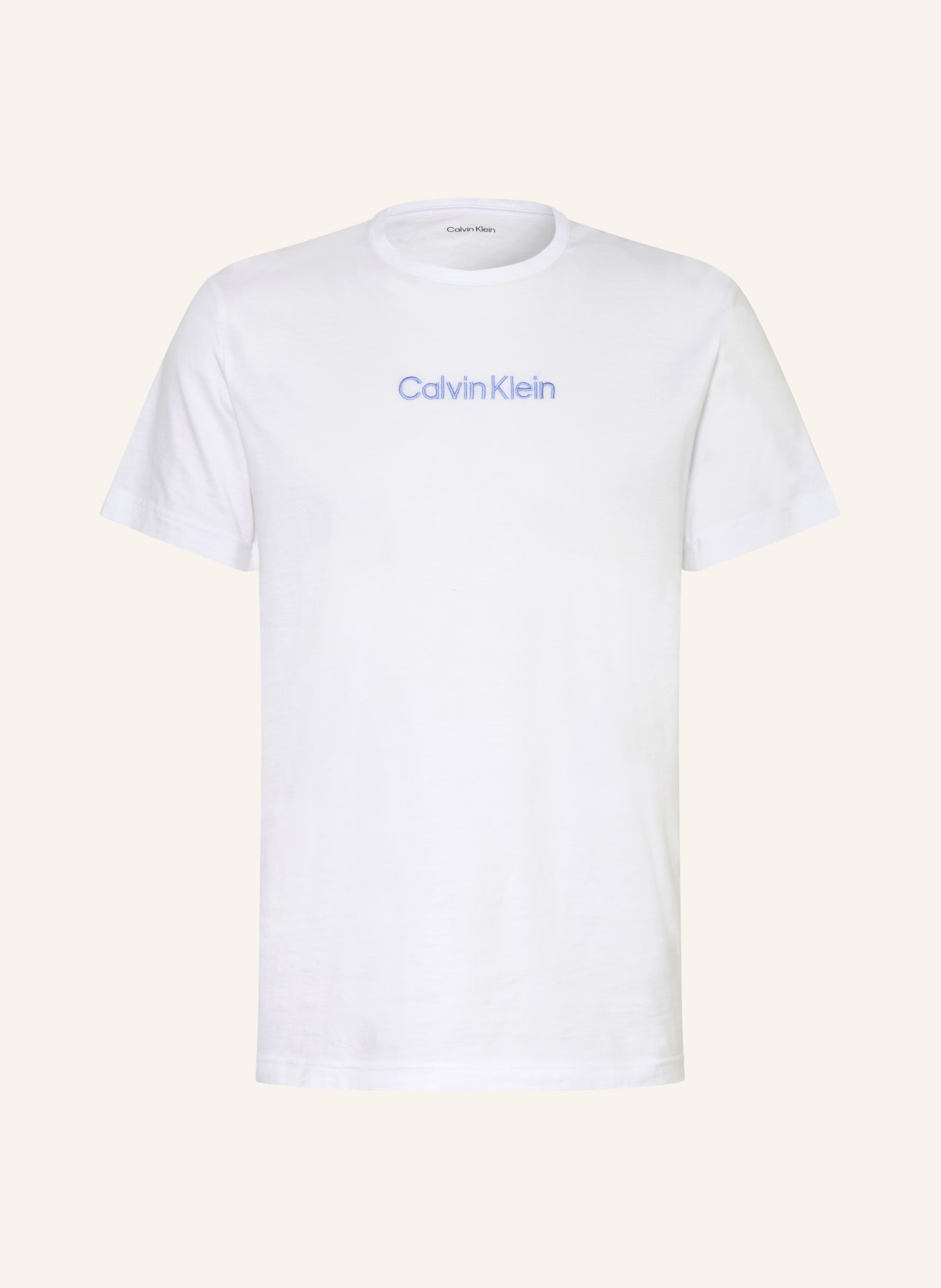 Calvin Klein chemise de nuit: BLANC / BLEU CLAIR