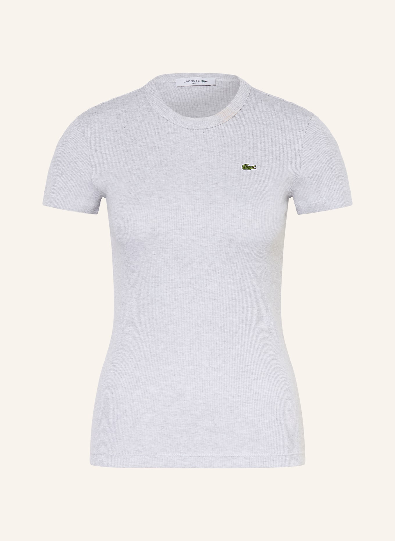 LACOSTE Tričko: ŠEDÁ