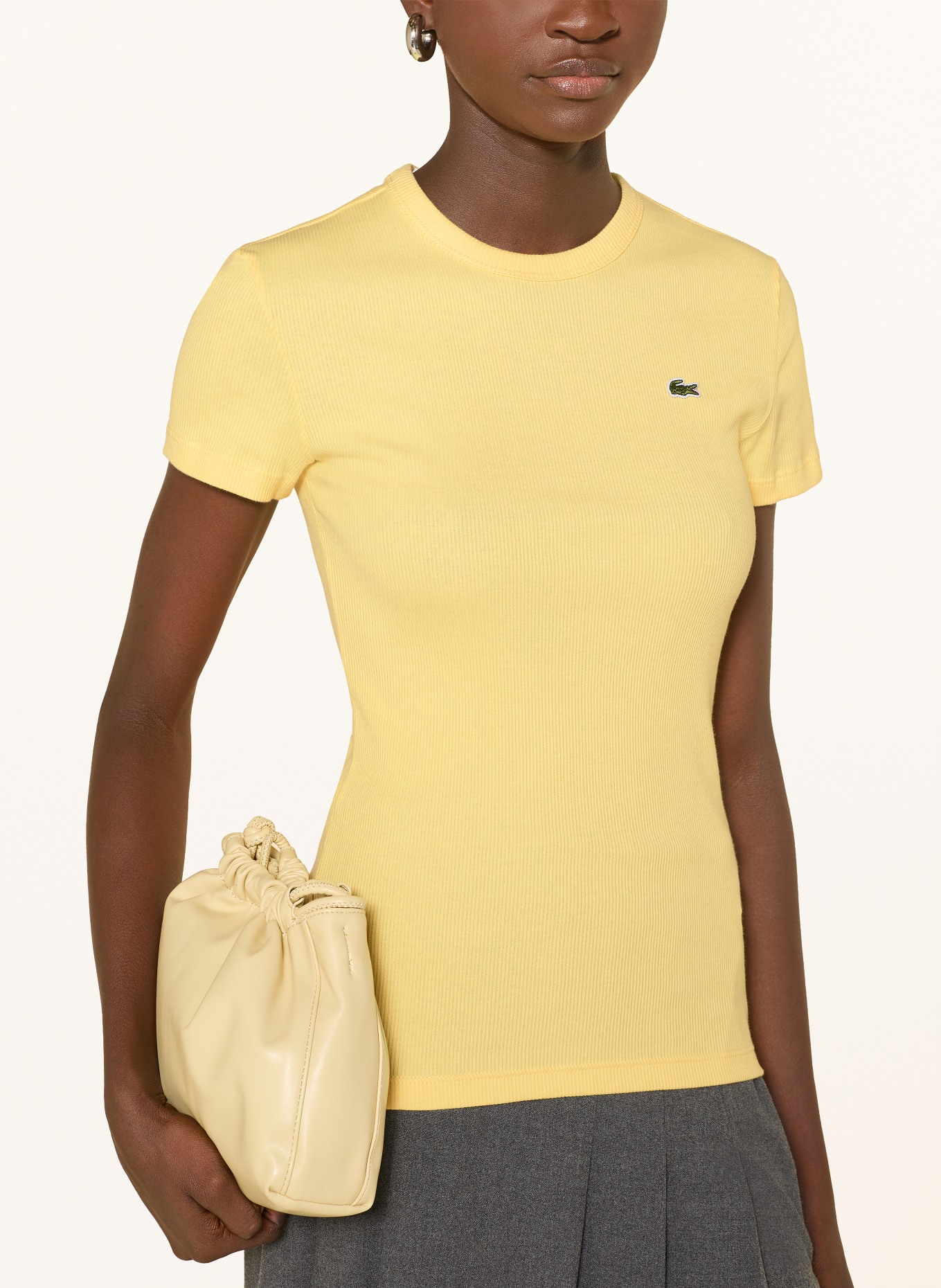 LACOSTE T-shirt: ŻÓŁTY