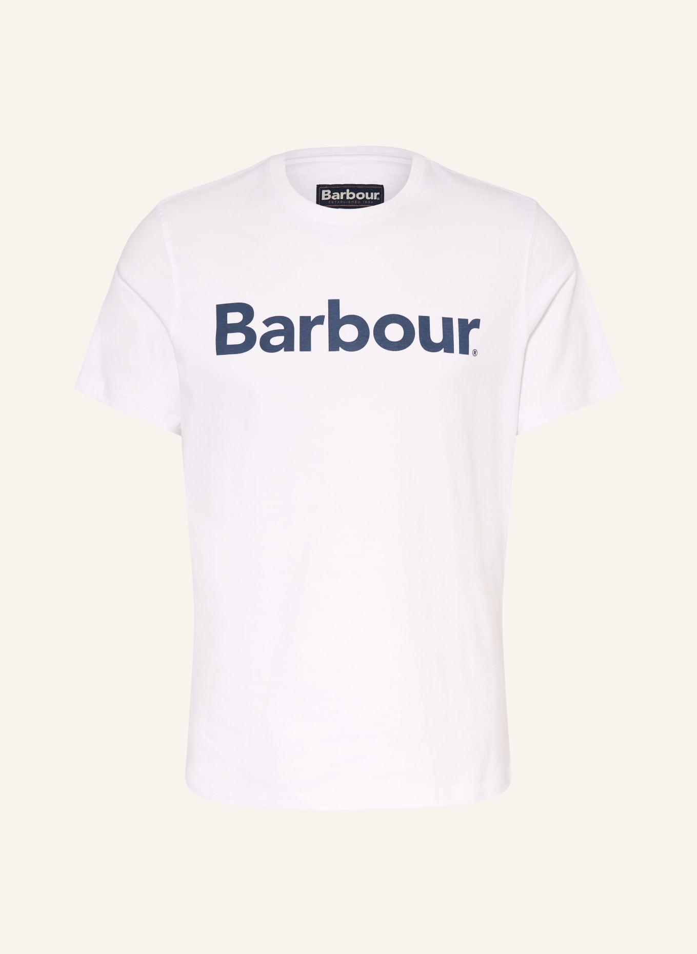 Barbour T-Shirt: WEISS