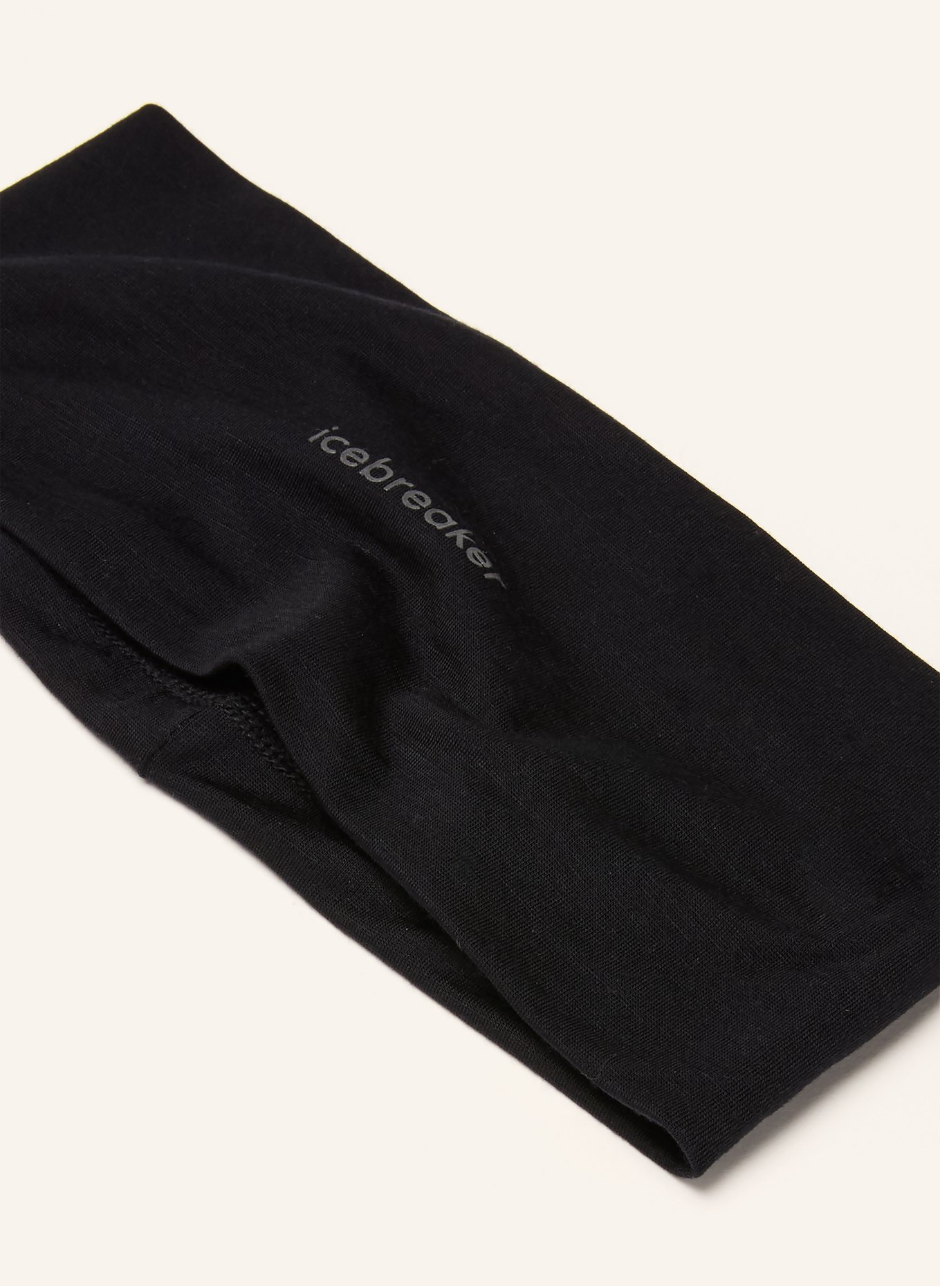 icebreaker Čelenka U COOL-LITE FLEXI s merino vlnou: ČERNÁ