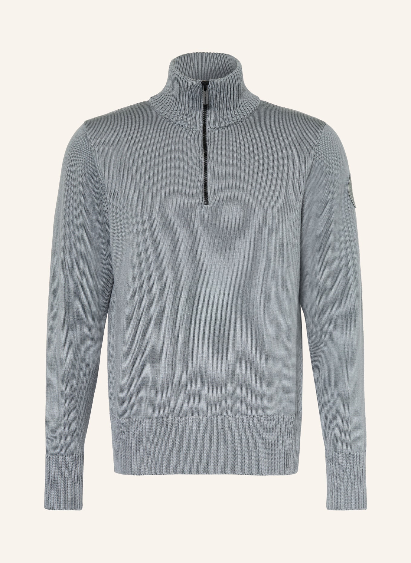 CANADA GOOSE Svetr troyer ROSSEAU: ČERNOŠEDÁ