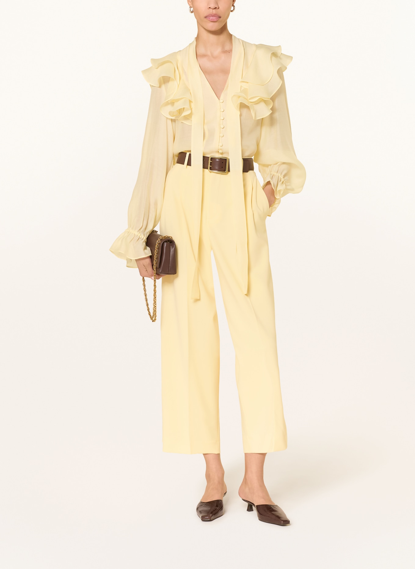 ROSSI 7/8 kalhoty NOA: TMAVĚ ŽLUTÁ