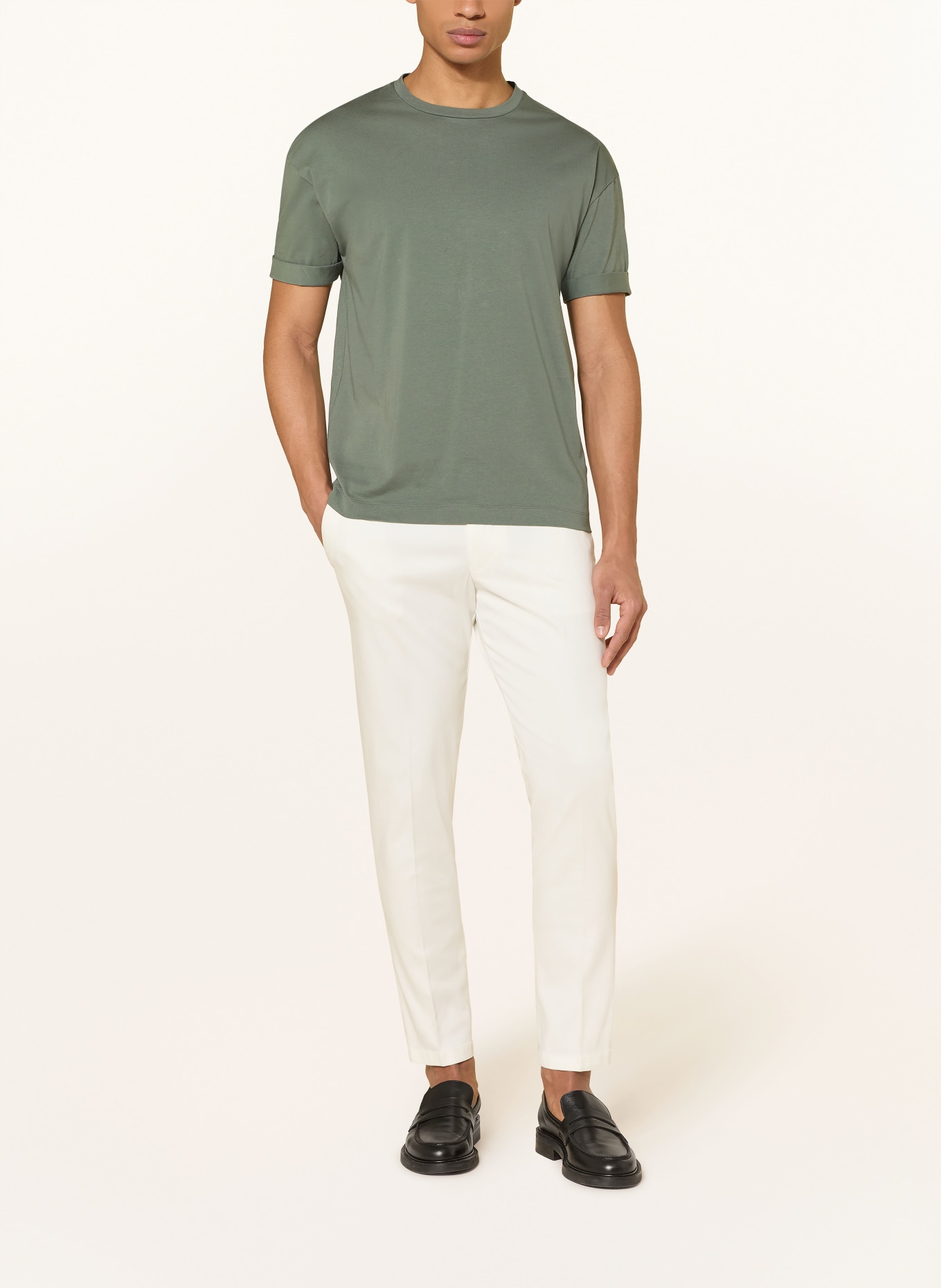 DRYKORN Tričko THILO: TMAVĚ ZELENÁ