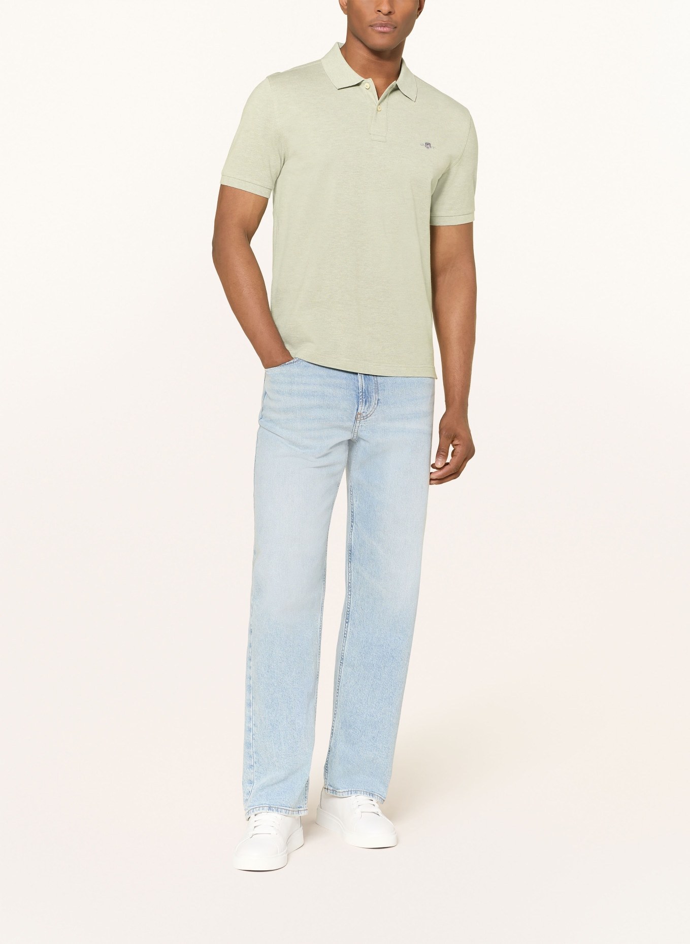 GANT Piqué-Poloshirt Regular Fit: HELLGRÜN