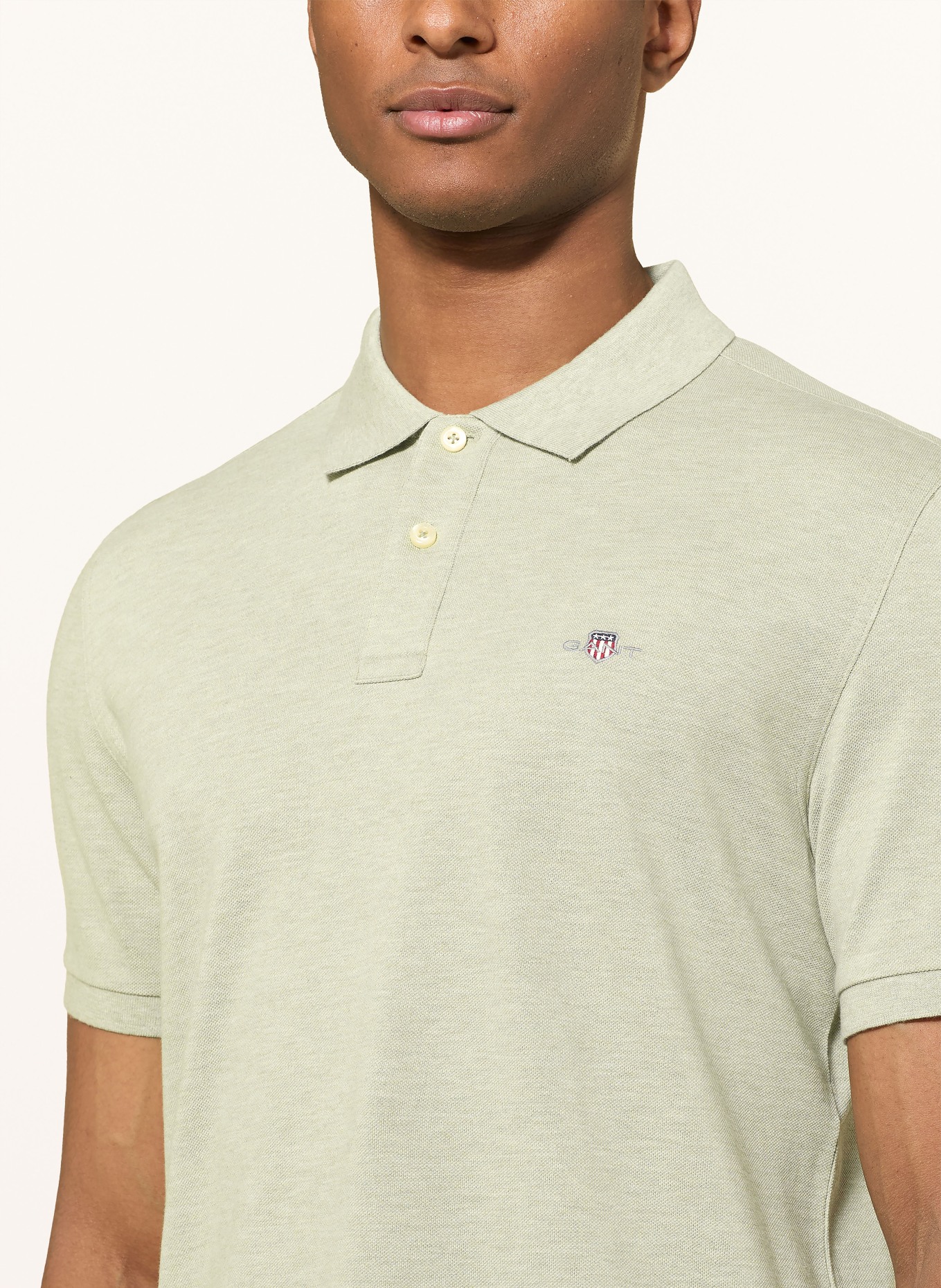 GANT Piqué-Poloshirt Regular Fit: HELLGRÜN