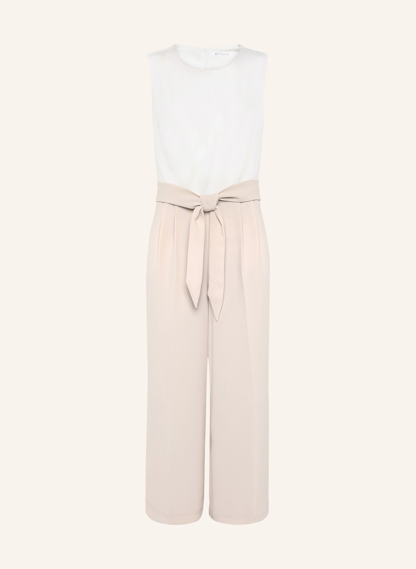 BETTY&CO Jumpsuit: CREAM / WHITE
