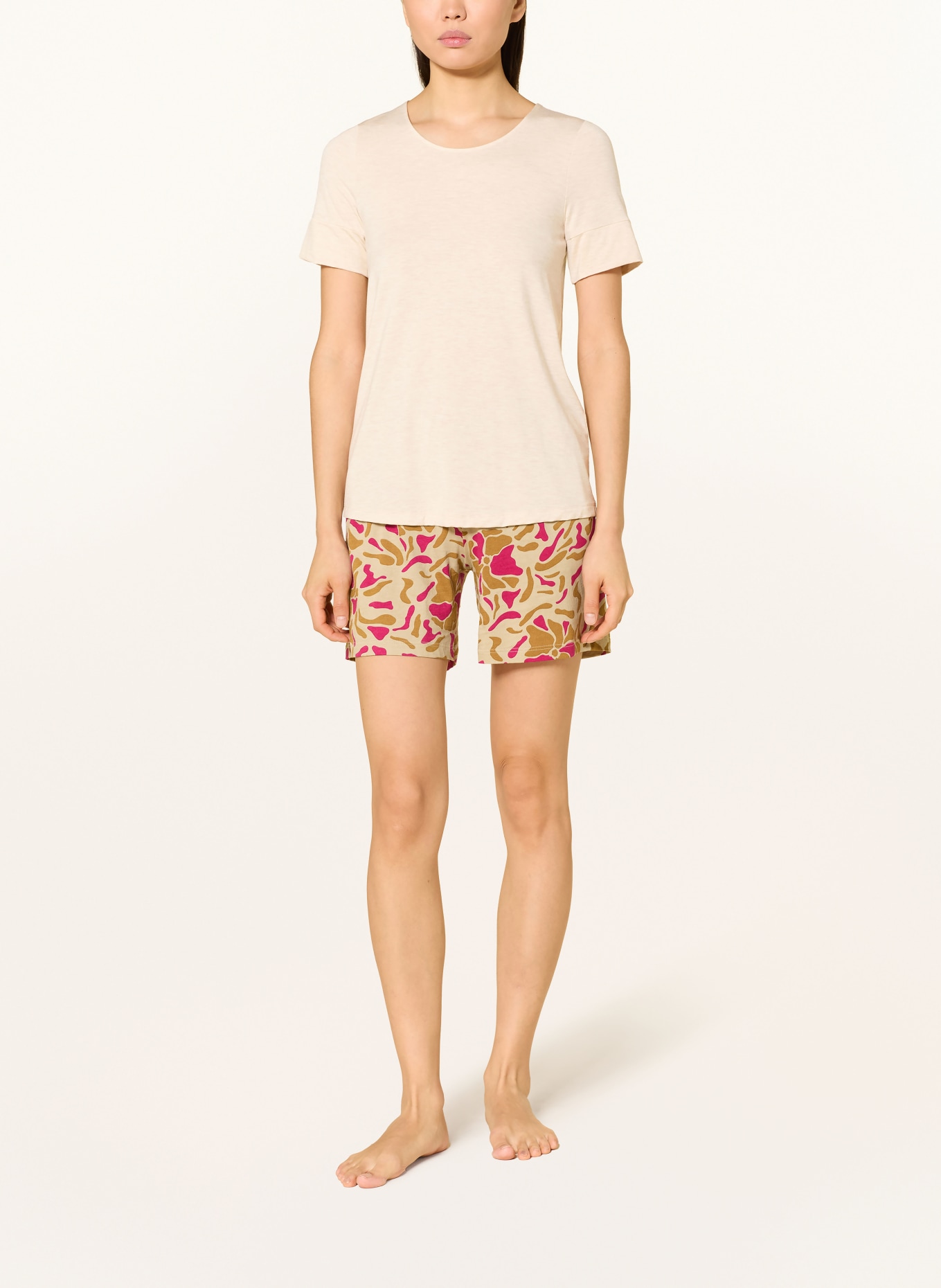 HANRO Pajama shirt NATURAL ELEGANCE: BEIGE