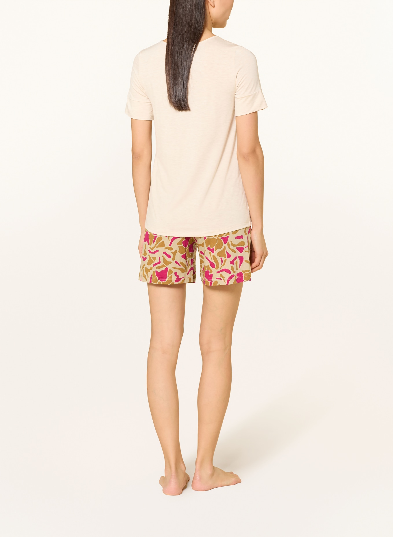 HANRO Pajama shirt NATURAL ELEGANCE: BEIGE