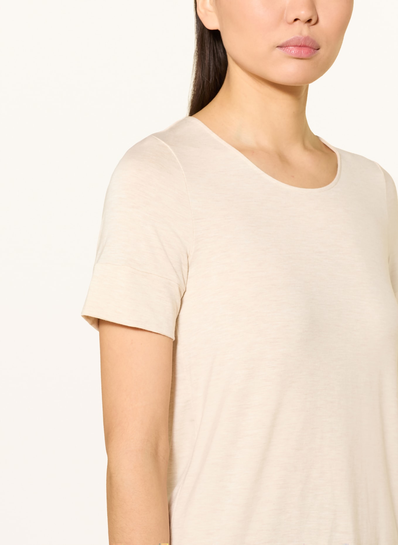 HANRO Pajama shirt NATURAL ELEGANCE: BEIGE