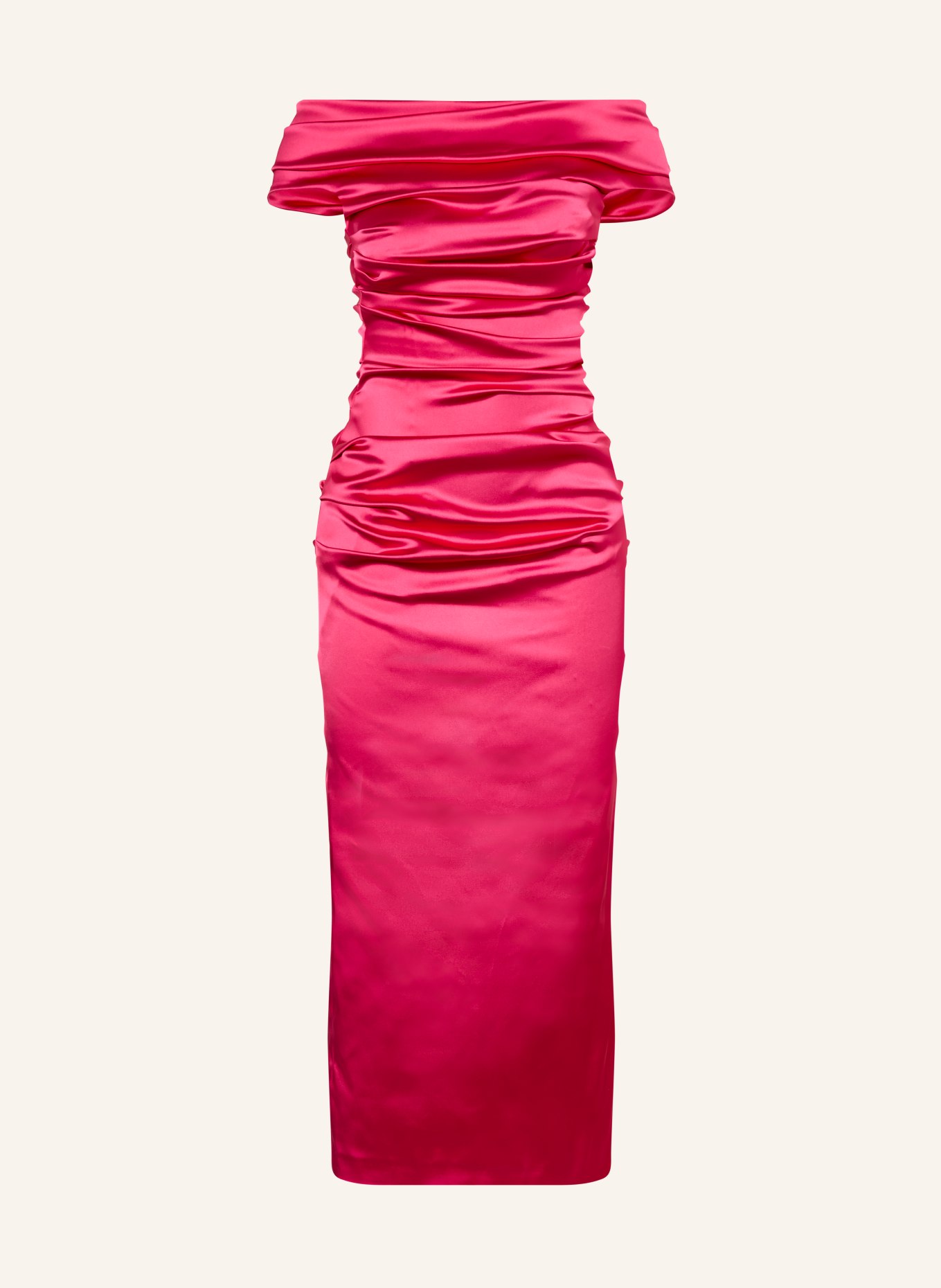 TALBOT RUNHOF Koktejlové šaty ze saténu: 334 azalea pink