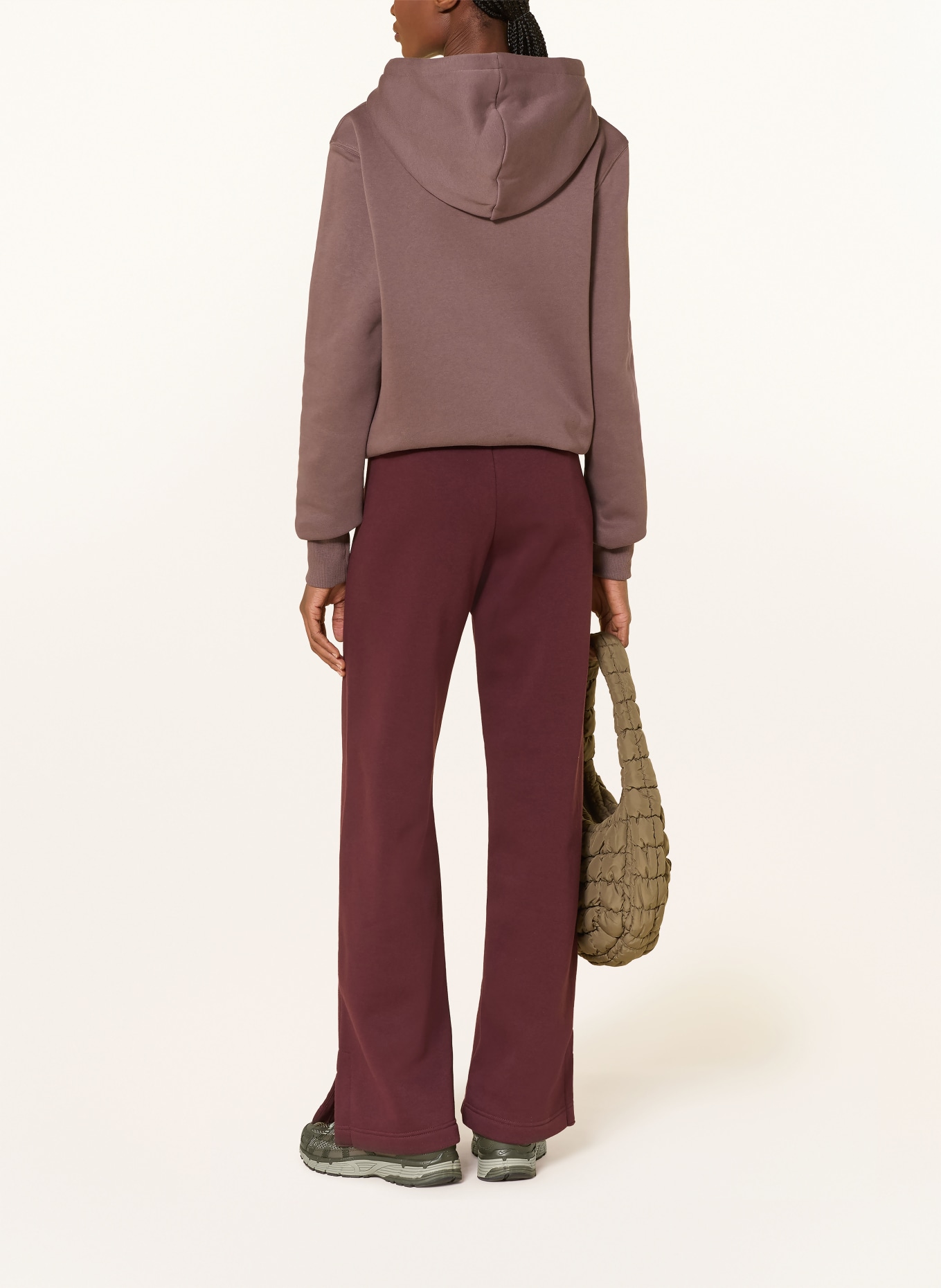 Nike Mikina s kapucí SPORTSWEAR PHOENIX: HNĚDÁ