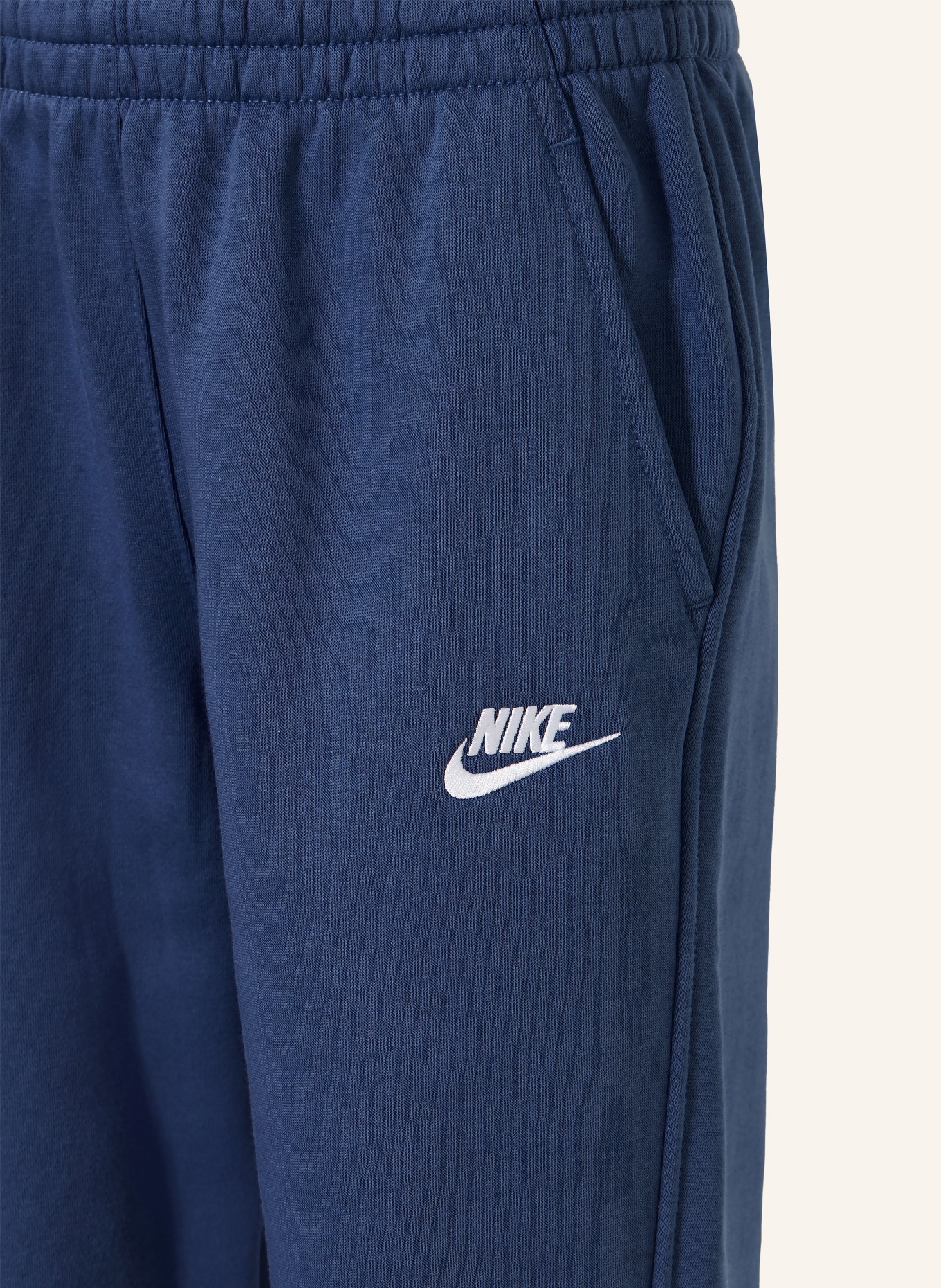 Nike Sweatpants: BLAU / WEISS