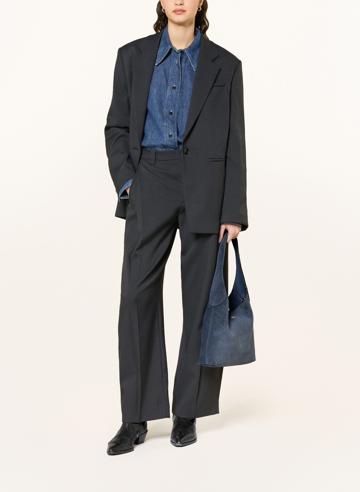 COACH Beuteltasche BROOKLYN 28: BLAU / GOLD