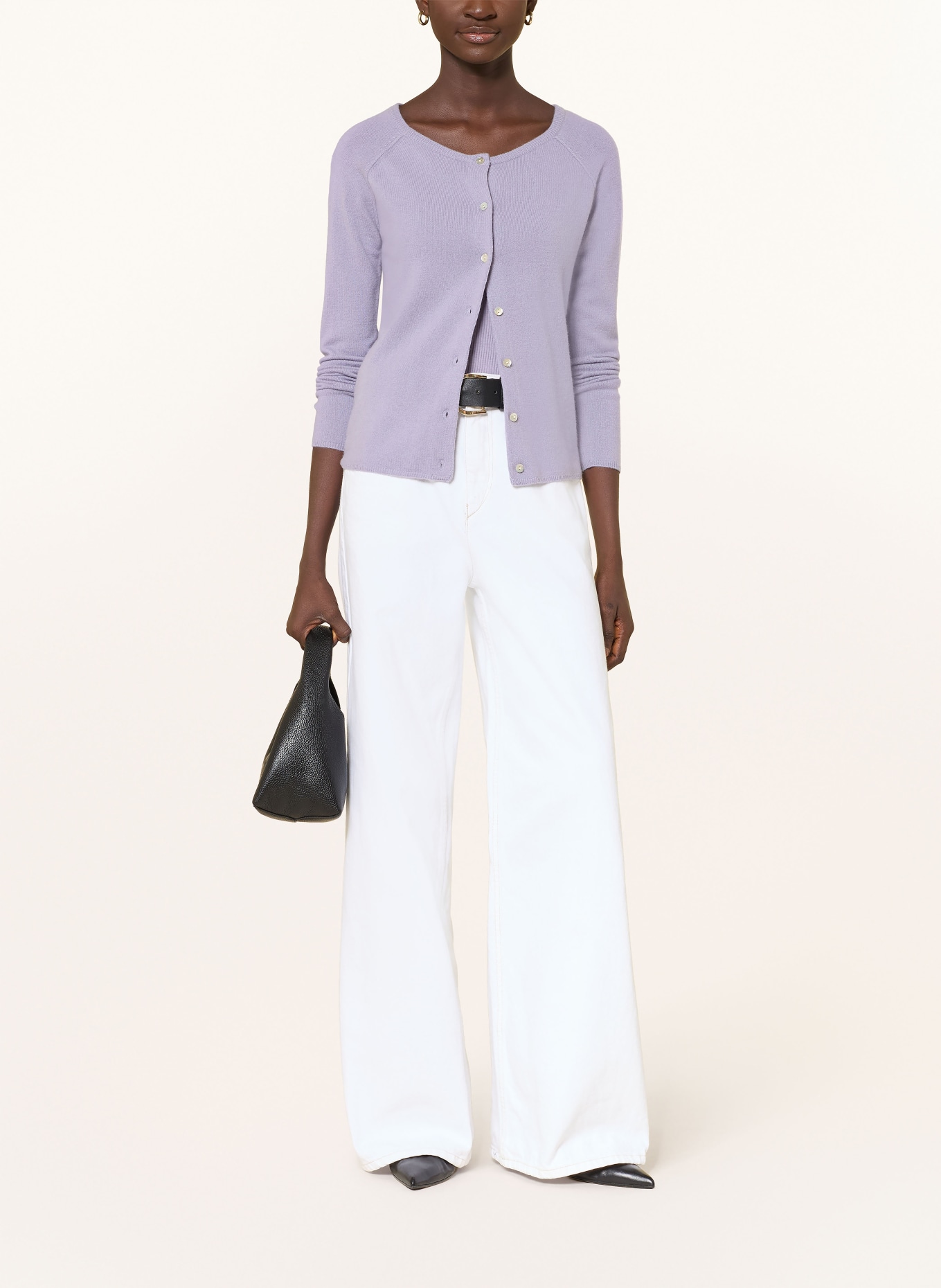 rosemunde Strickjacke LAICA mit Cashmere: HELLLILA