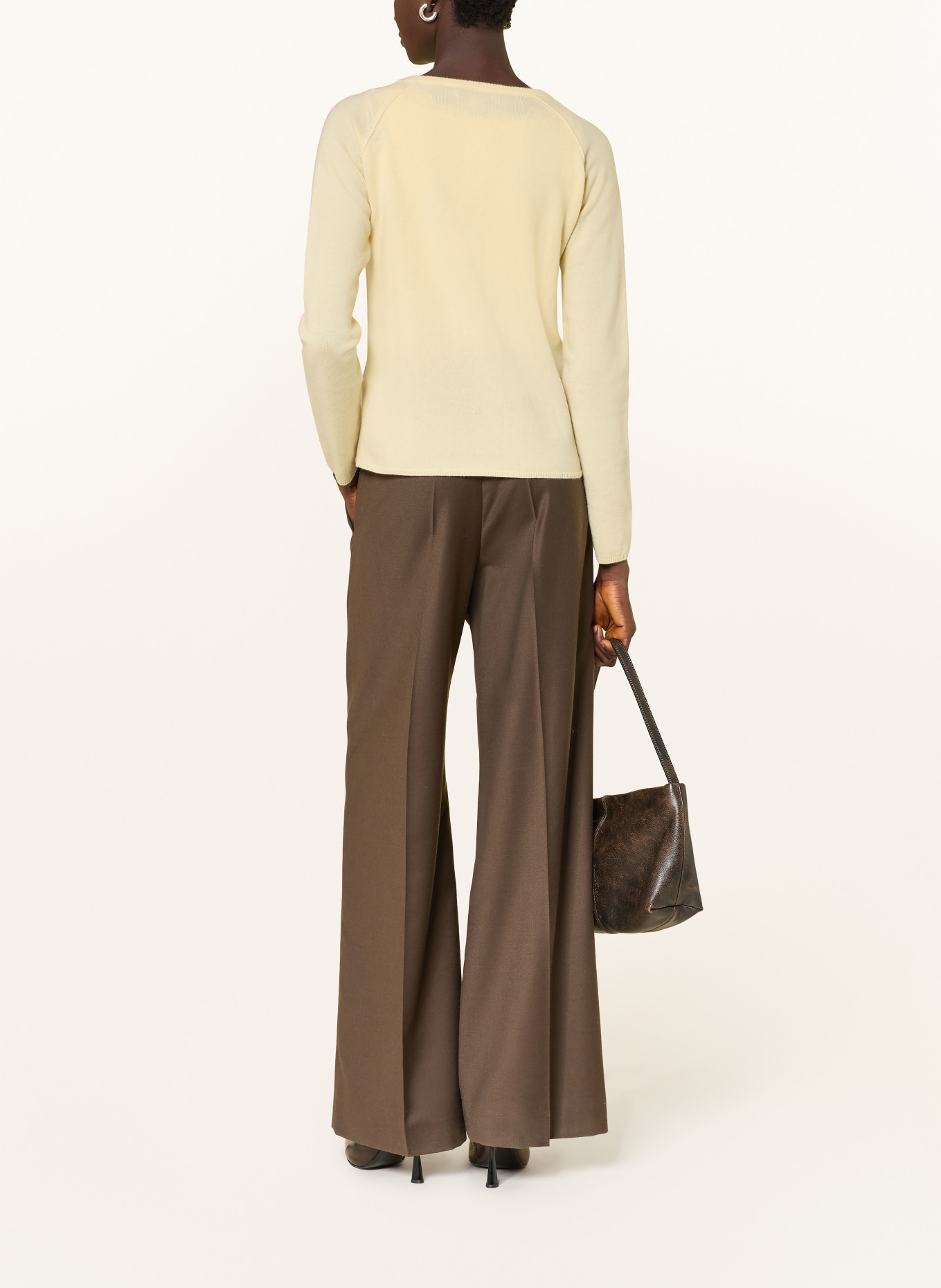 rosemunde Pletený kabátek LAICA s kašmírem: ŽLUTÁ