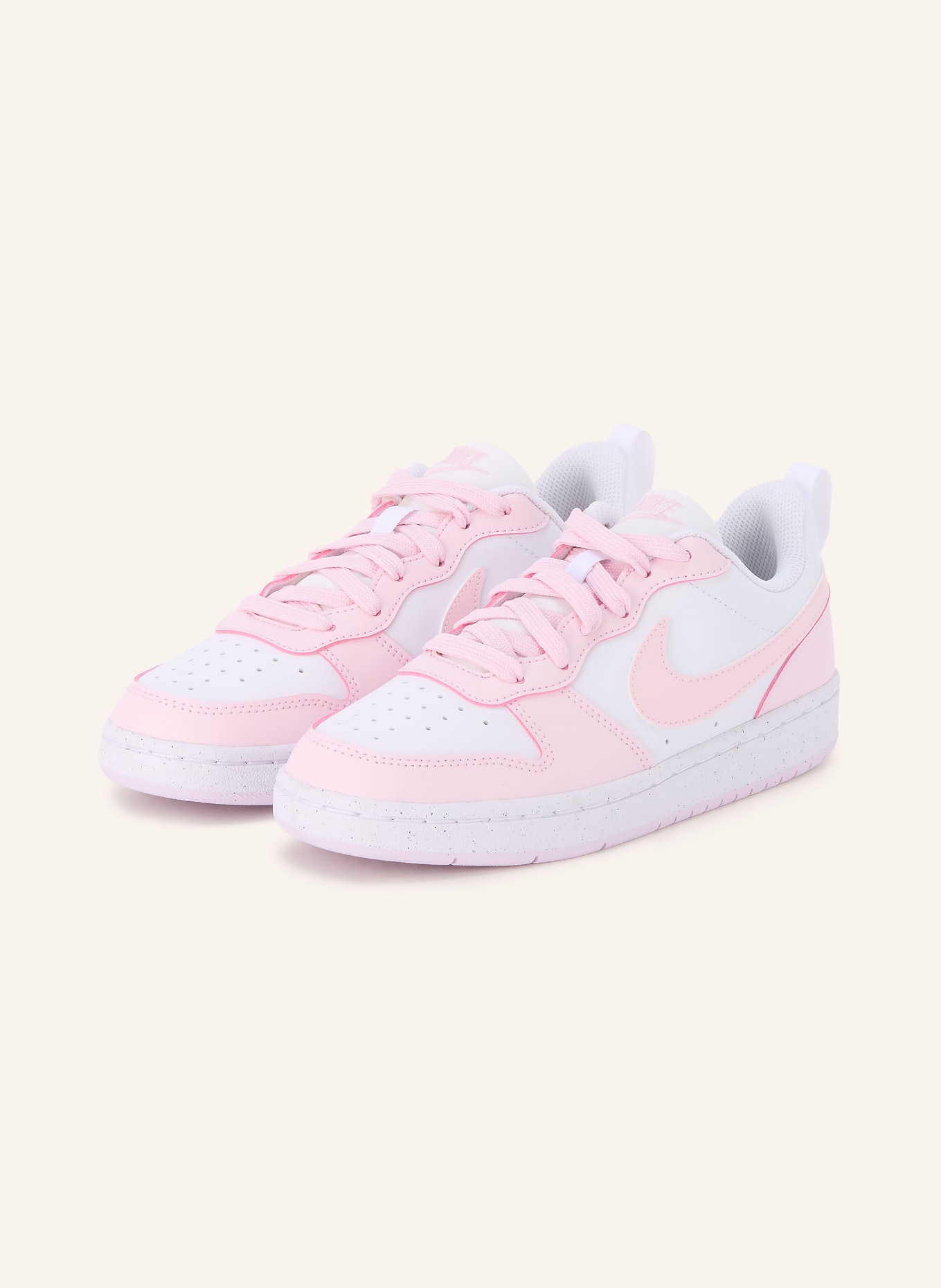 Nike Sneaker COURT BOROUGH LOW RECRAFT: WEISS / ROSA