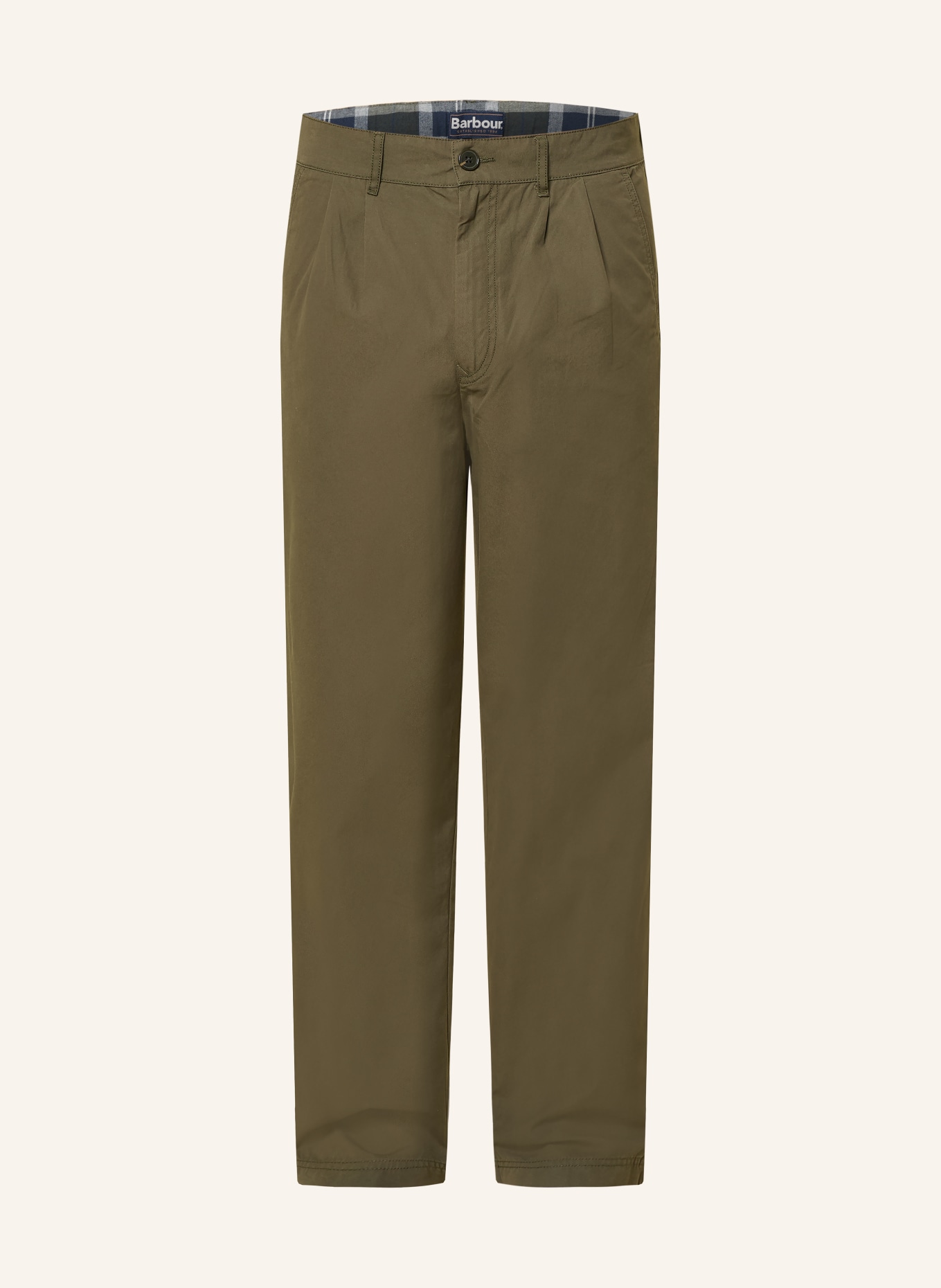 Barbour Chino COLE Extra Slim Fit: OLIV