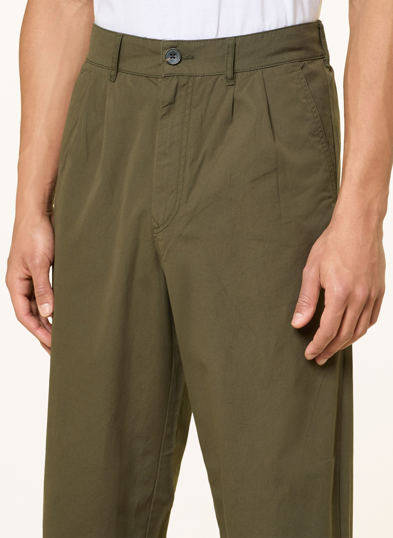 Barbour Chino COLE Extra Slim Fit: OLIV