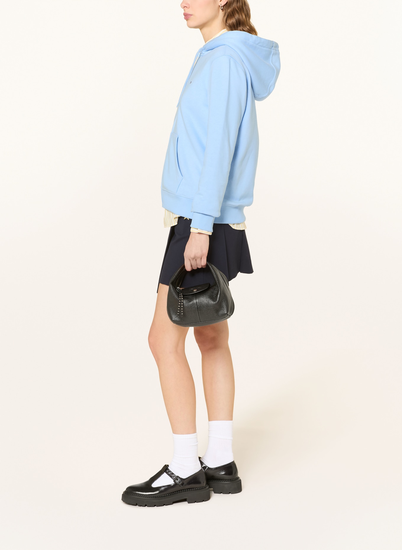 TOMMY JEANS Sweatjacke: HELLBLAU