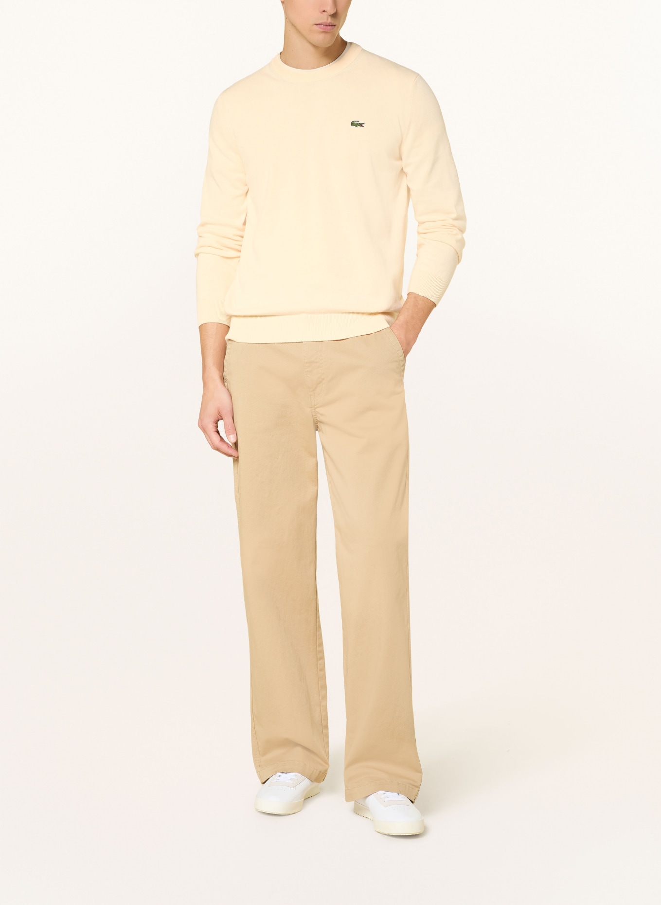 LACOSTE Pullover: ECRU
