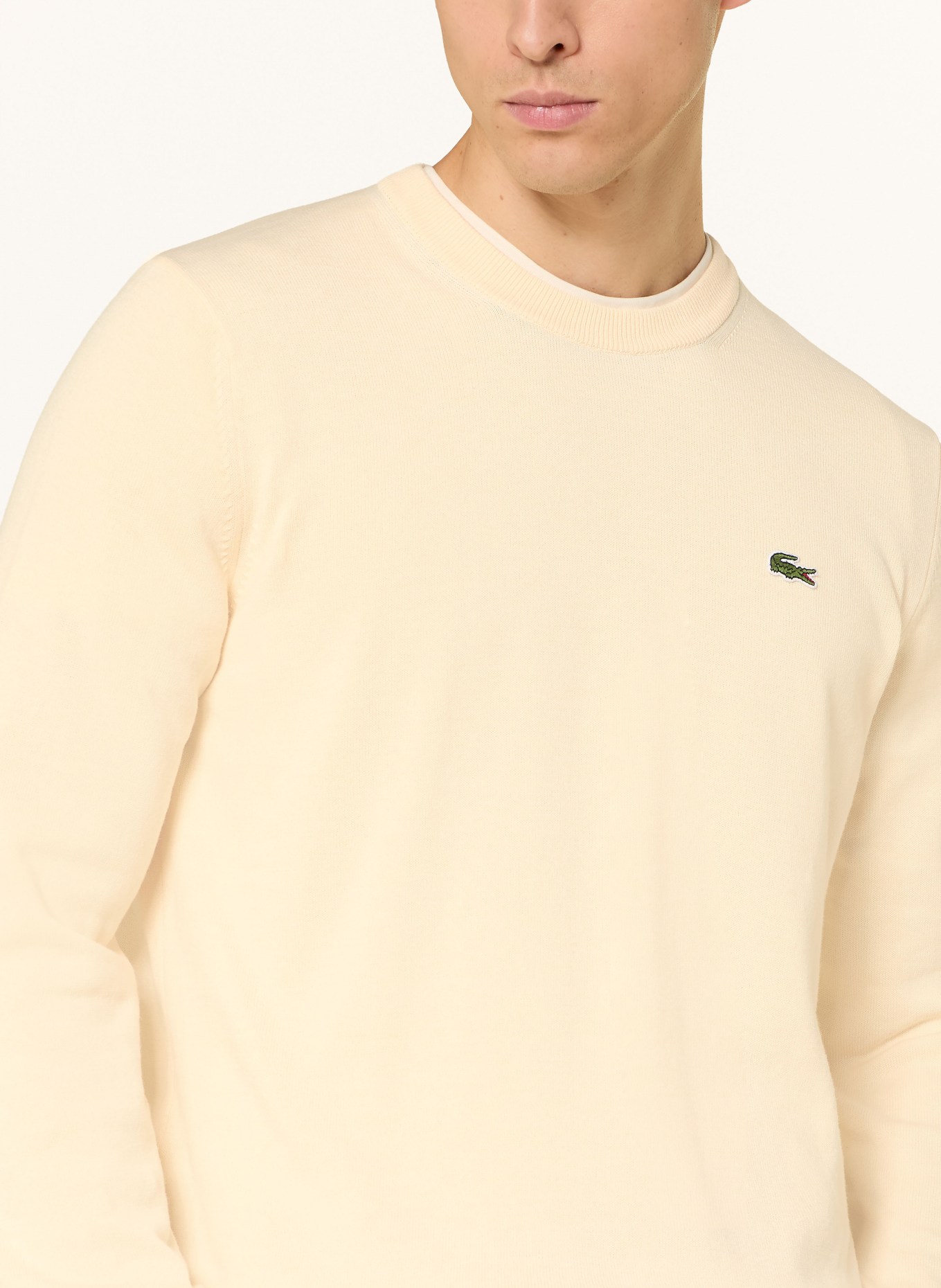 LACOSTE Pullover: ECRU