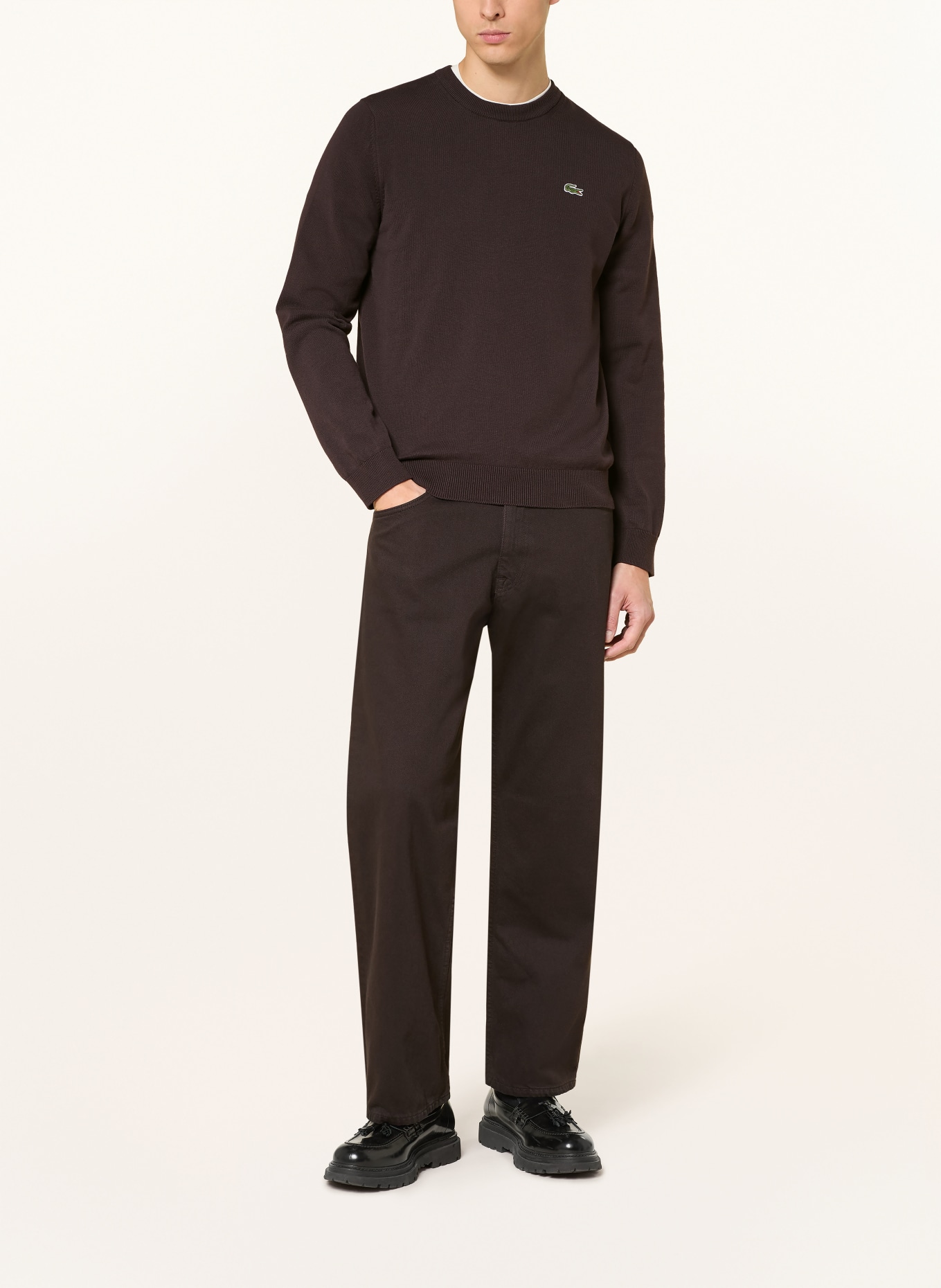 LACOSTE Pullover: SCHWARZ