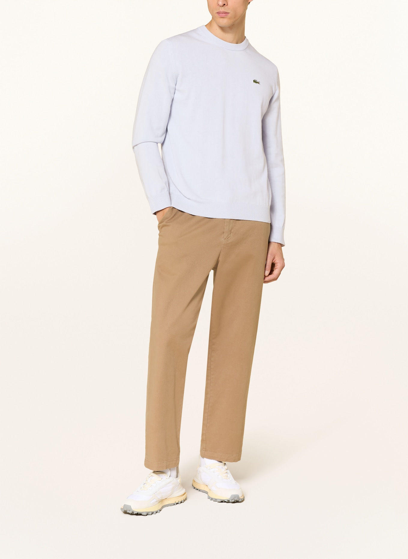 LACOSTE trui: LICHTBLAUW