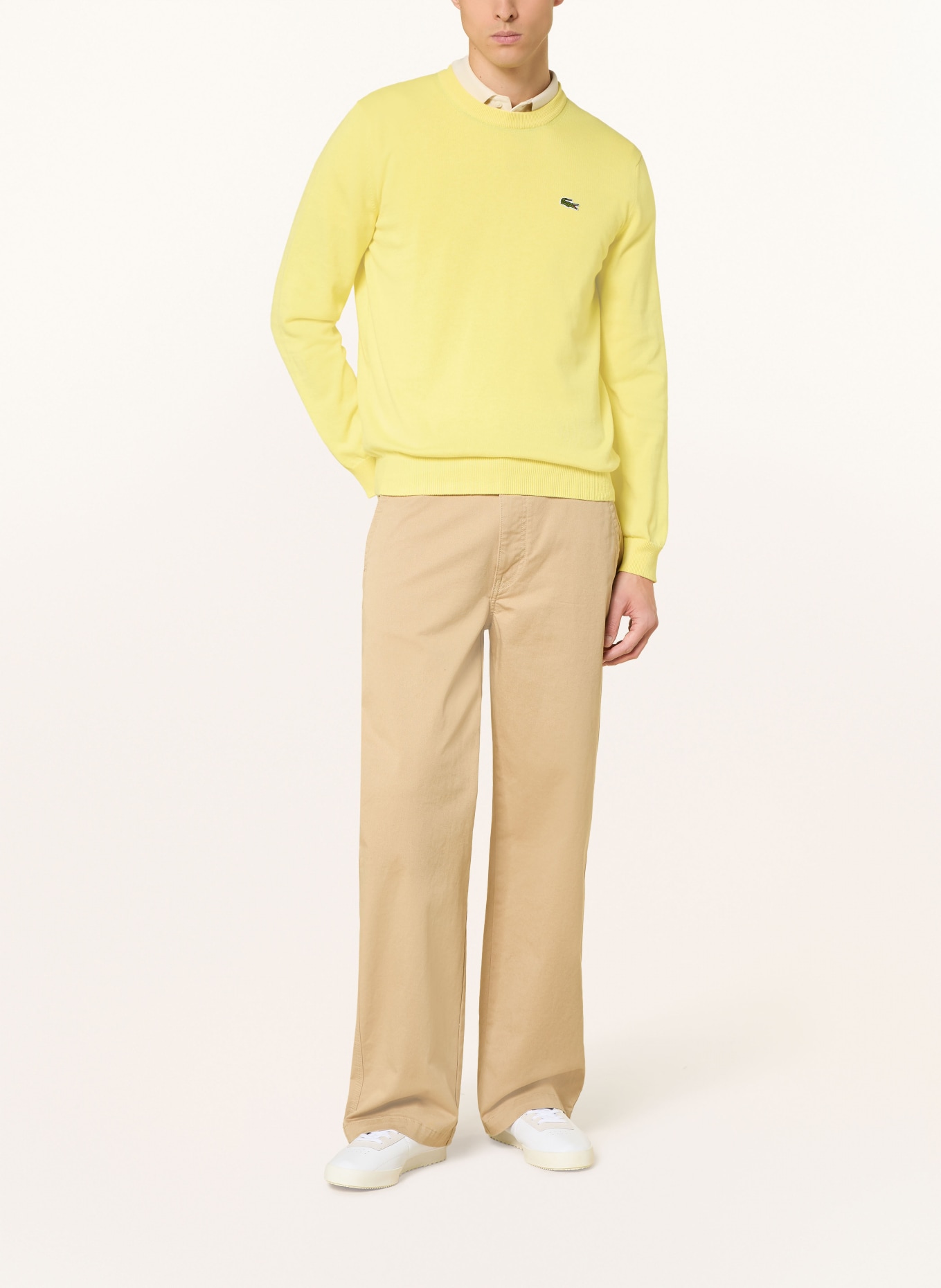 LACOSTE Pullover: GELB